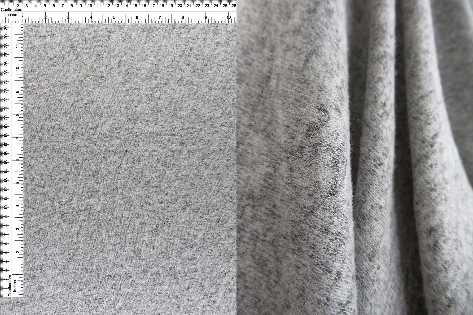 Brushed Fleece Solid Stretch Knit Fabric - KNT3905