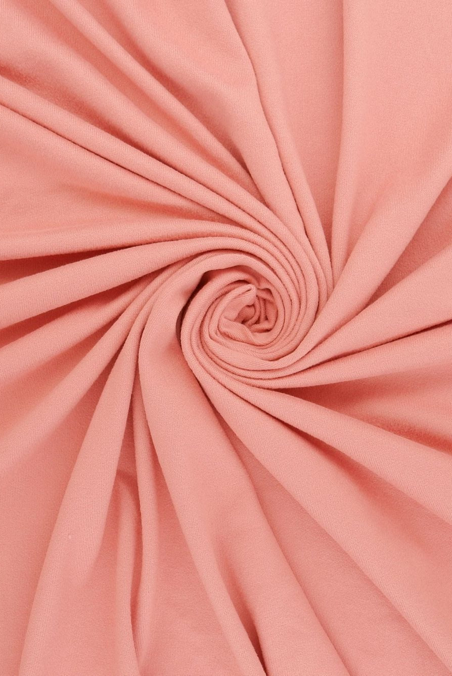 DTY Brushed Solid Stretch Knit Fabric - KNT2100