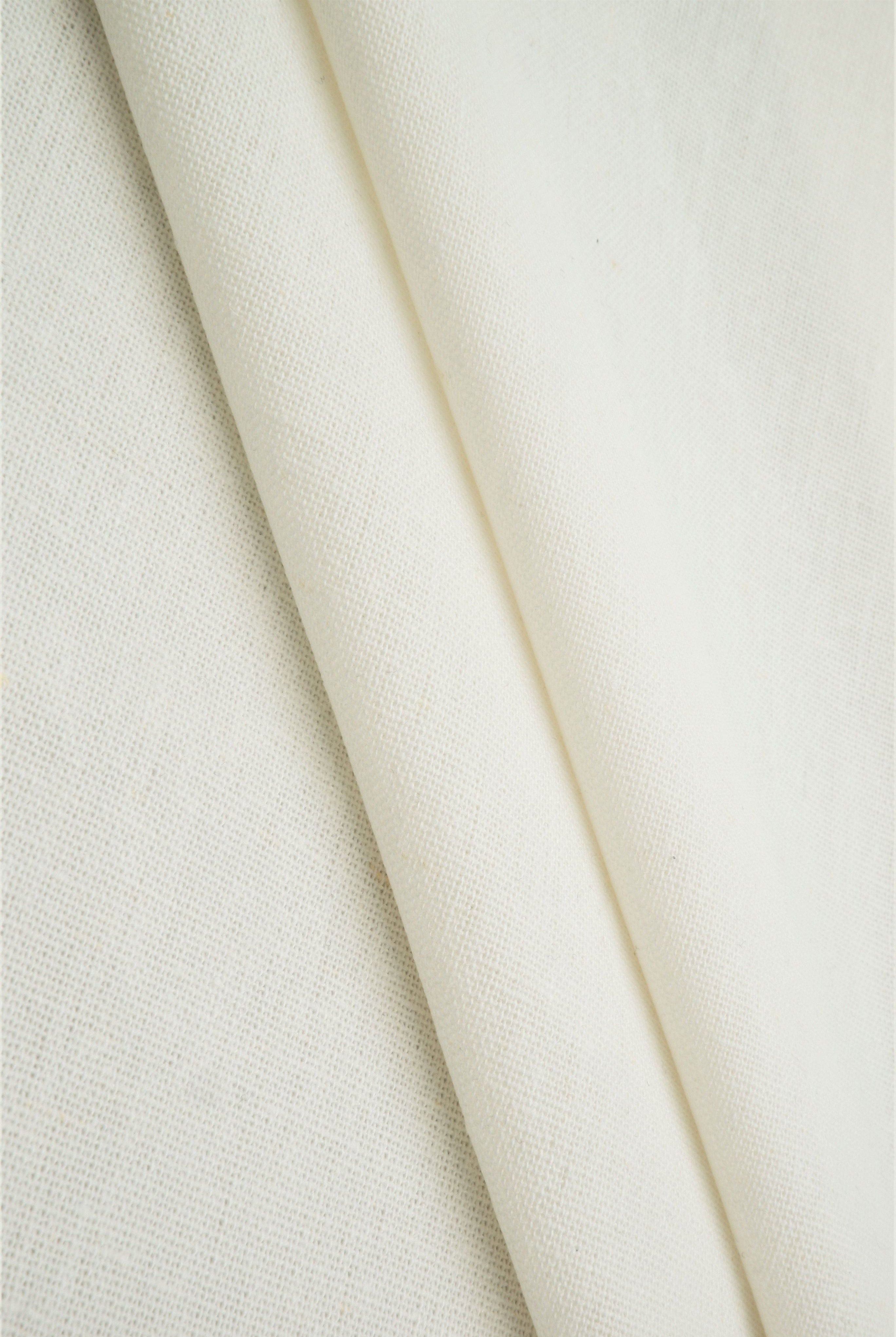 Linen Viscose Solid Woven Fabric - LIN-1500