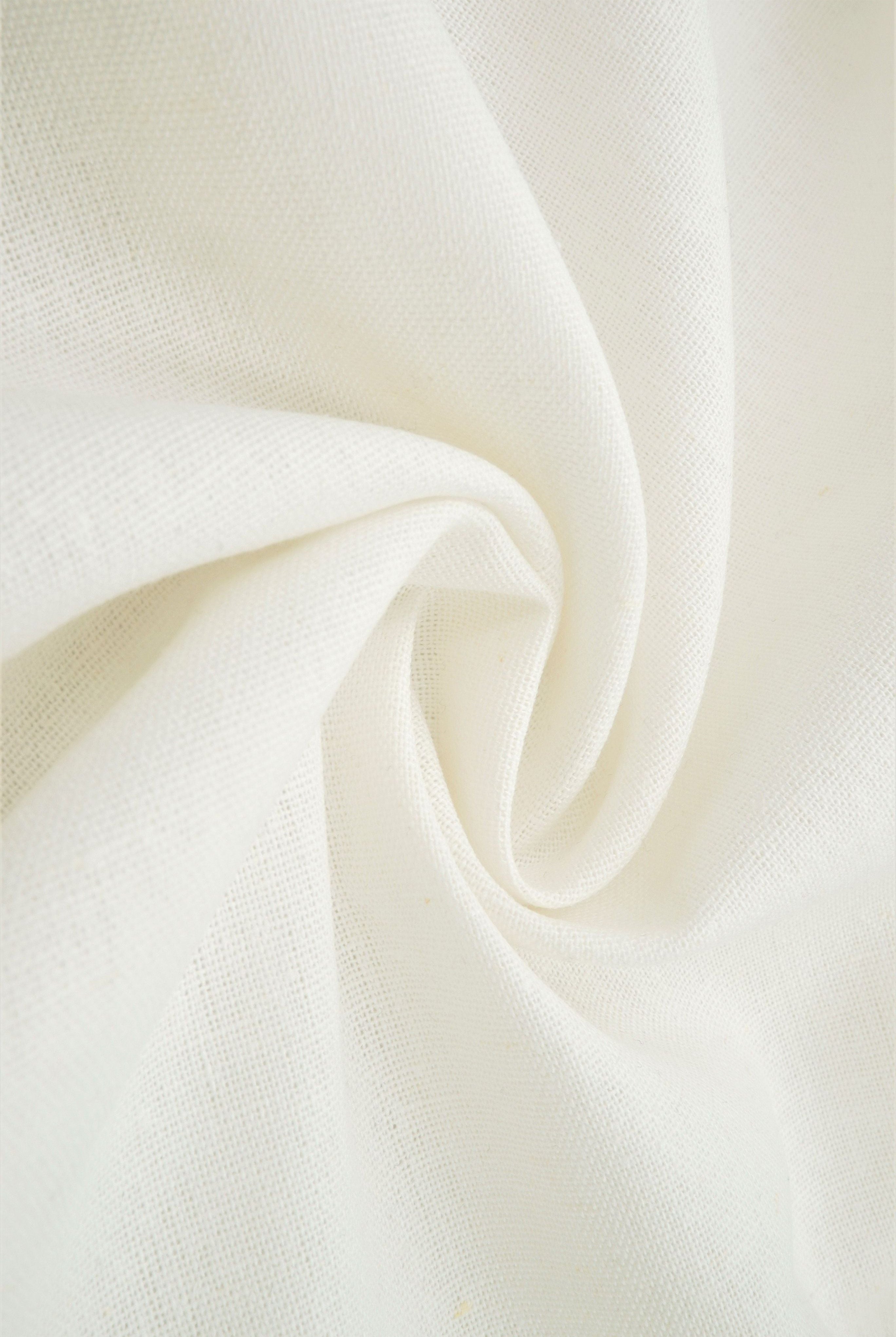 Linen Viscose Solid Woven Fabric - LIN-1500