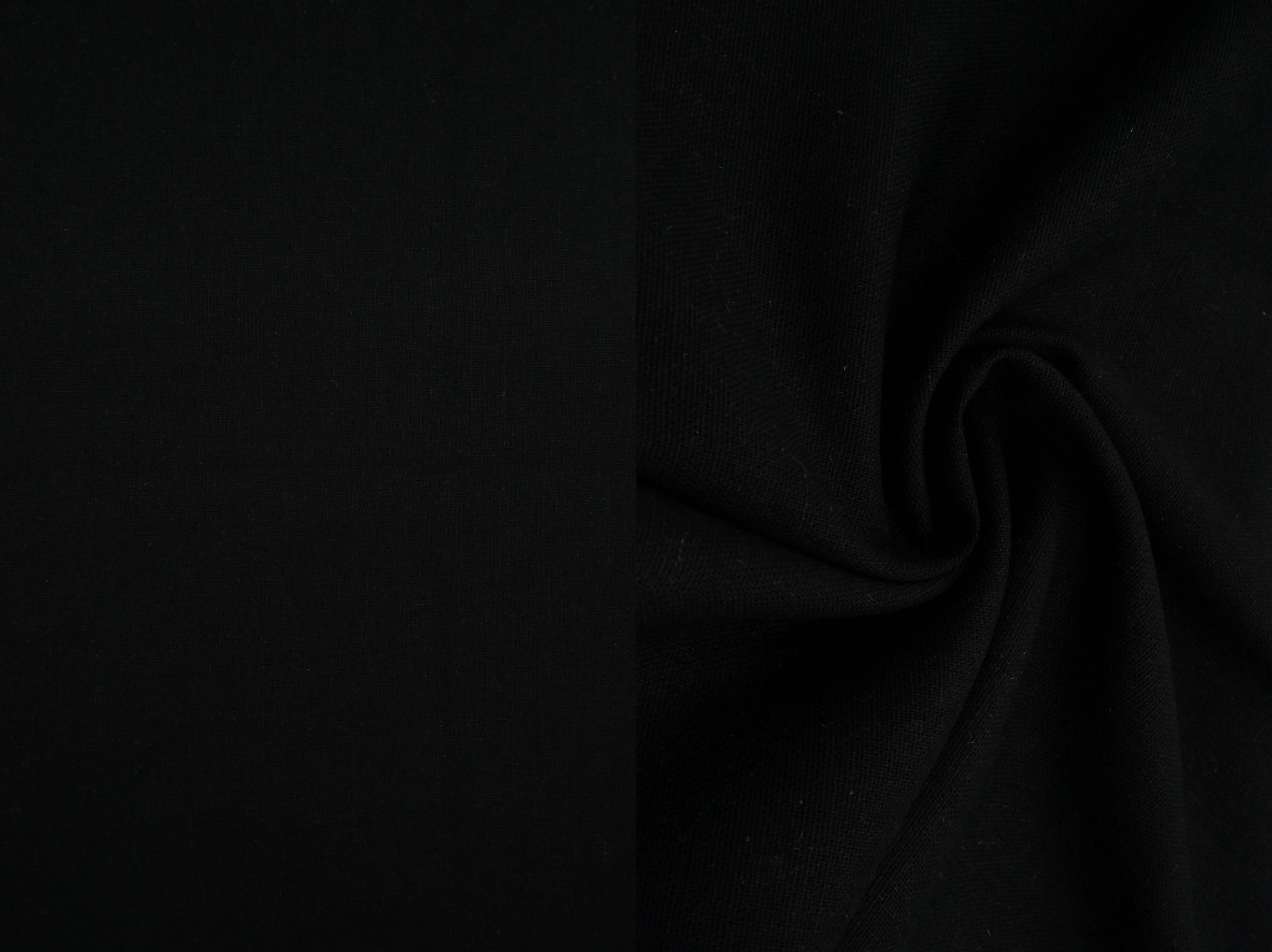 LIN-1500 BLACK BLOUSE BOTTOMS CAMI DRESS LINEN NO-PRINT OUTERWEAR SKIRTS SOLID TOPS TUNICS VISCOSE WOVEN