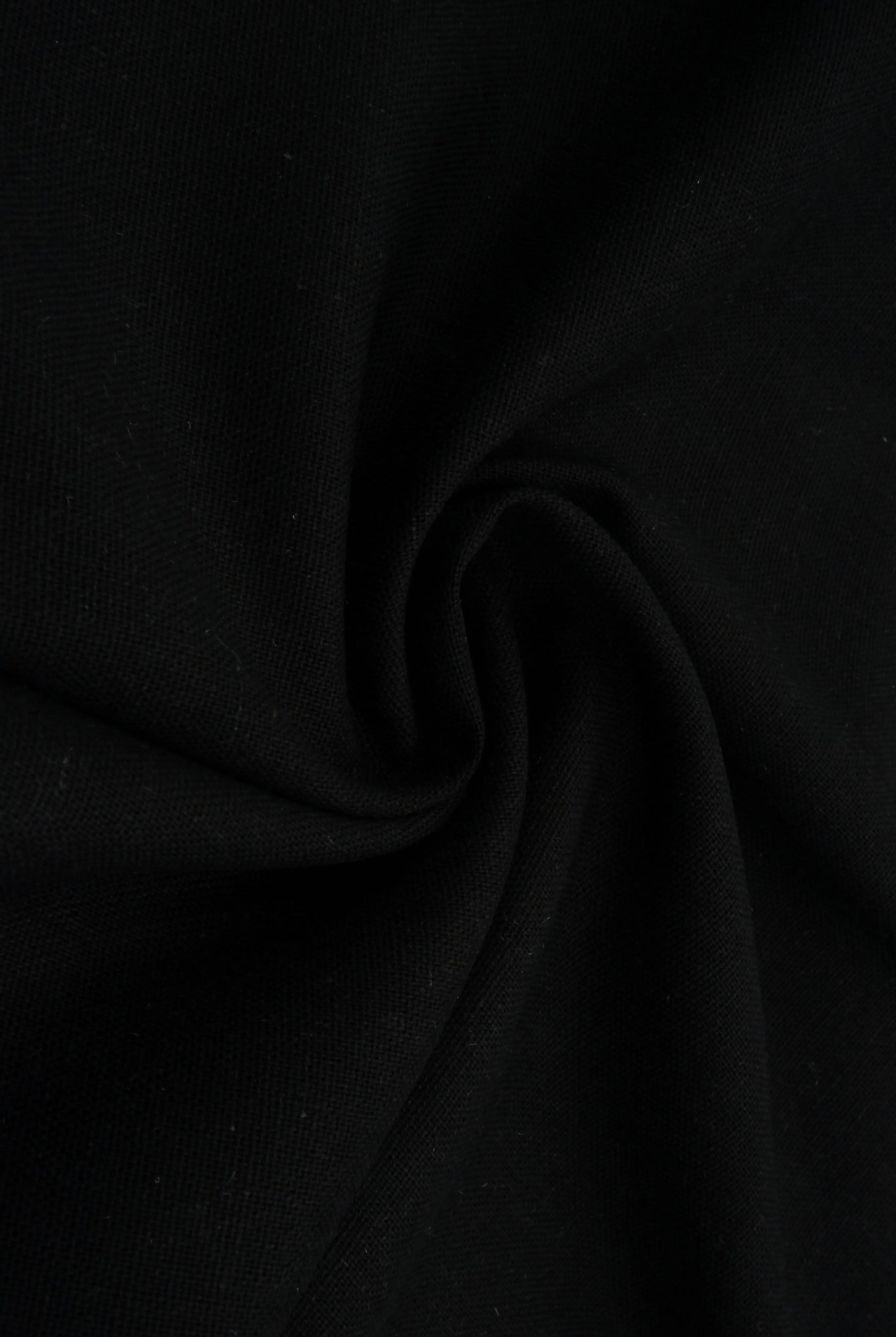 LIN-1500 BLACK BLOUSE BOTTOMS CAMI DRESS LINEN NO-PRINT OUTERWEAR SKIRTS SOLID TOPS TUNICS VISCOSE WOVEN