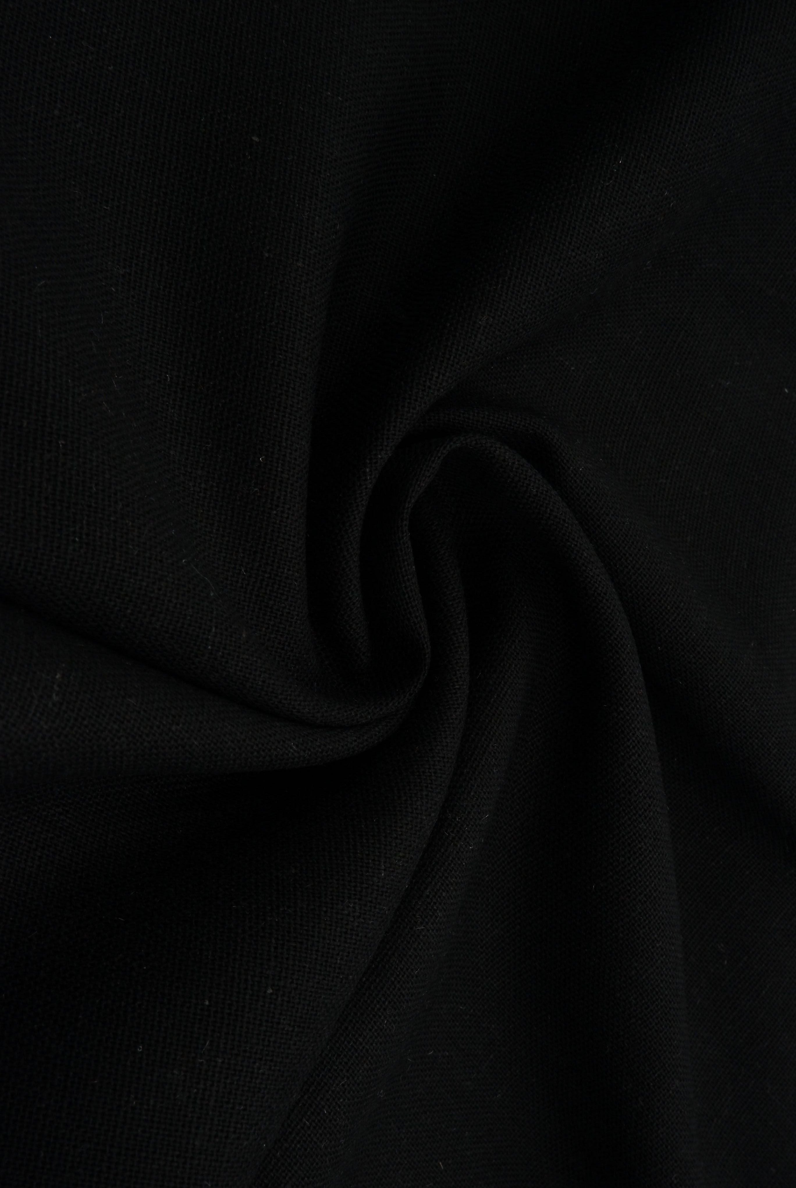 Linen Viscose Solid Woven Fabric - LIN-1500