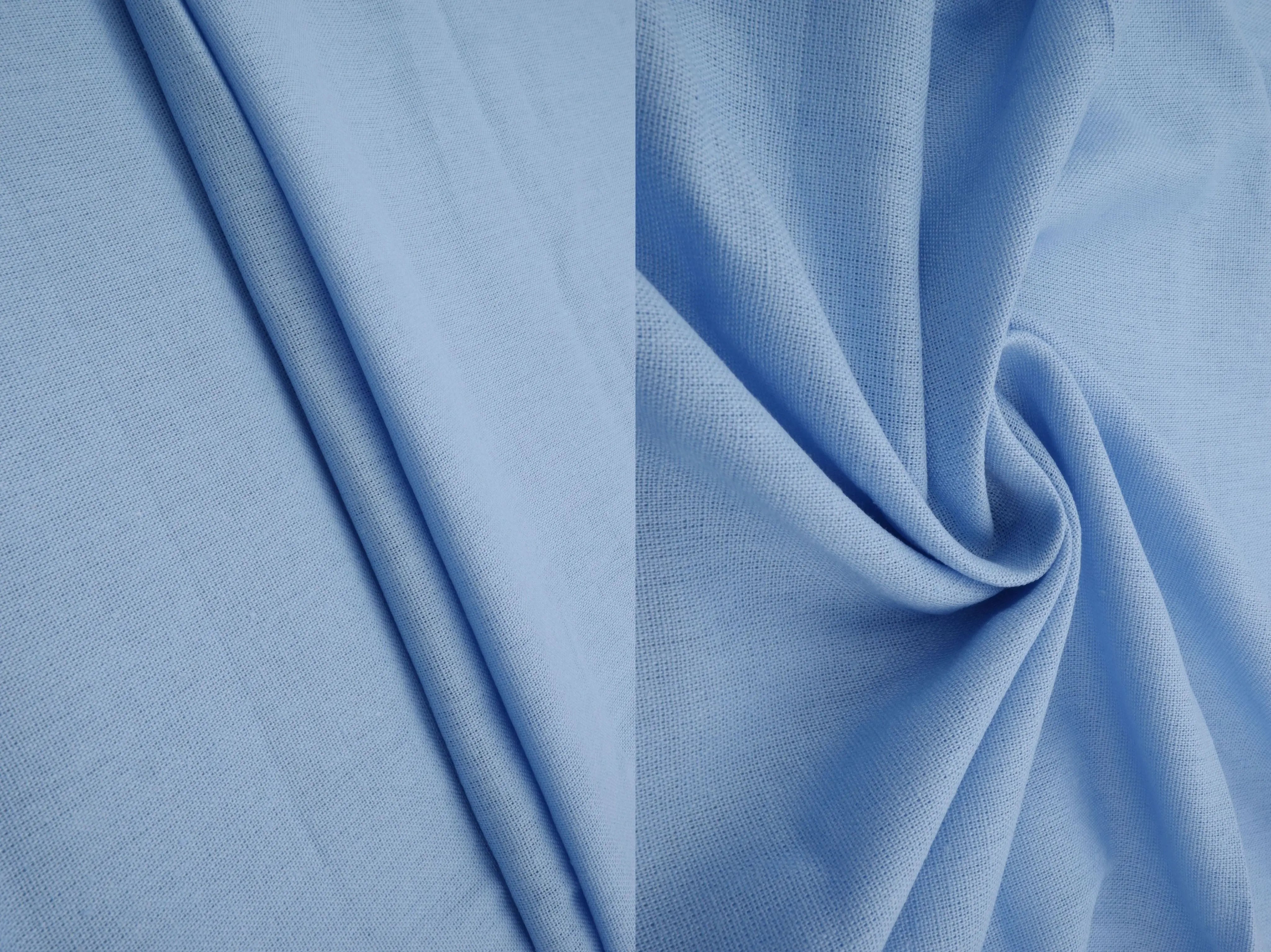 LIN-1500 BLUE LT BLOUSE BOTTOMS CAMI DRESS LINEN NO-PRINT OUTERWEAR SKIRTS SOLID TOPS TUNICS VISCOSE WOVEN