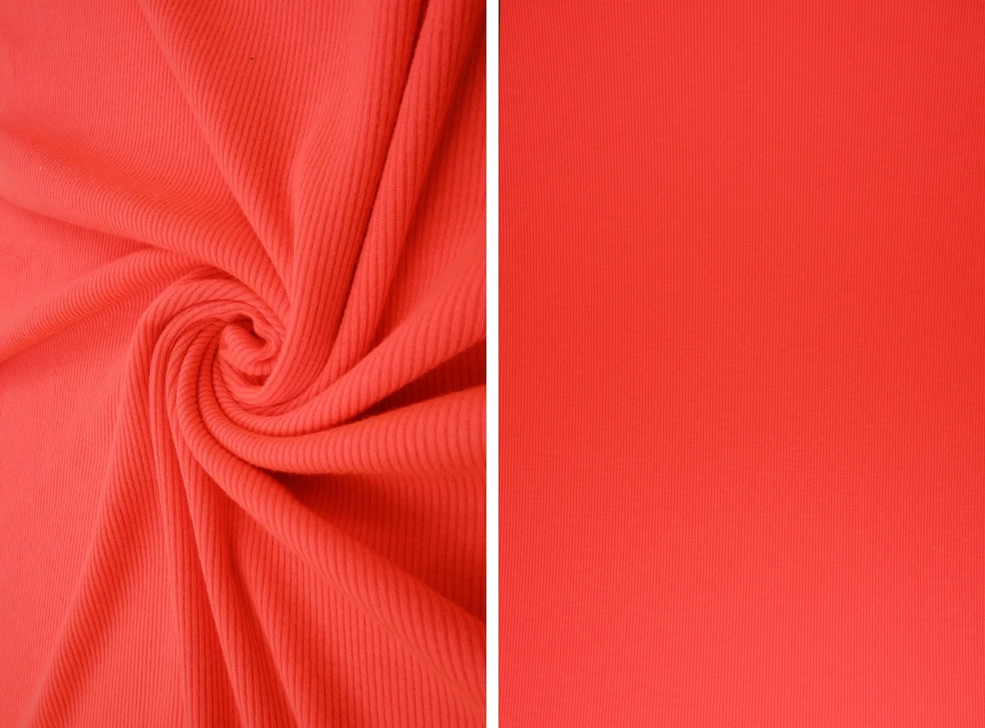 Rib Solid Stretch Knit Fabric - KNT3895