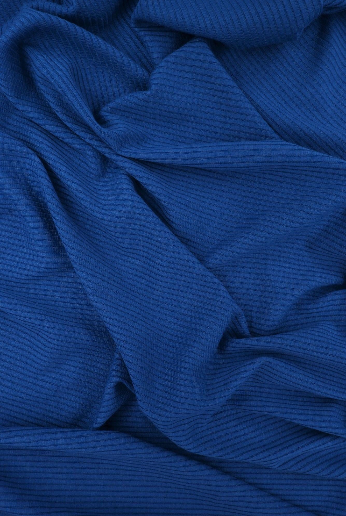 Rib Solid Stretch Knit Fabric - KNT3422