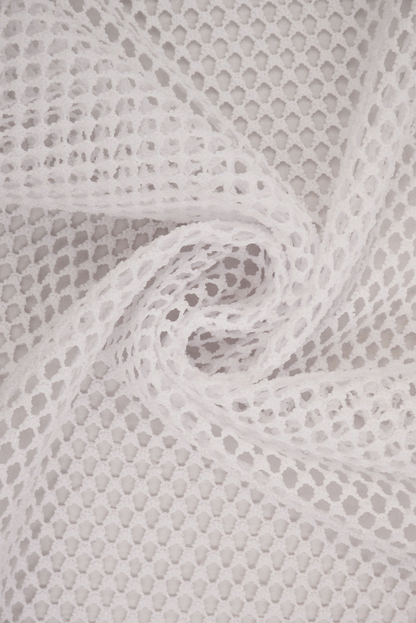 Solid Fishnet Mesh Stretch Fabric - MESH-4119