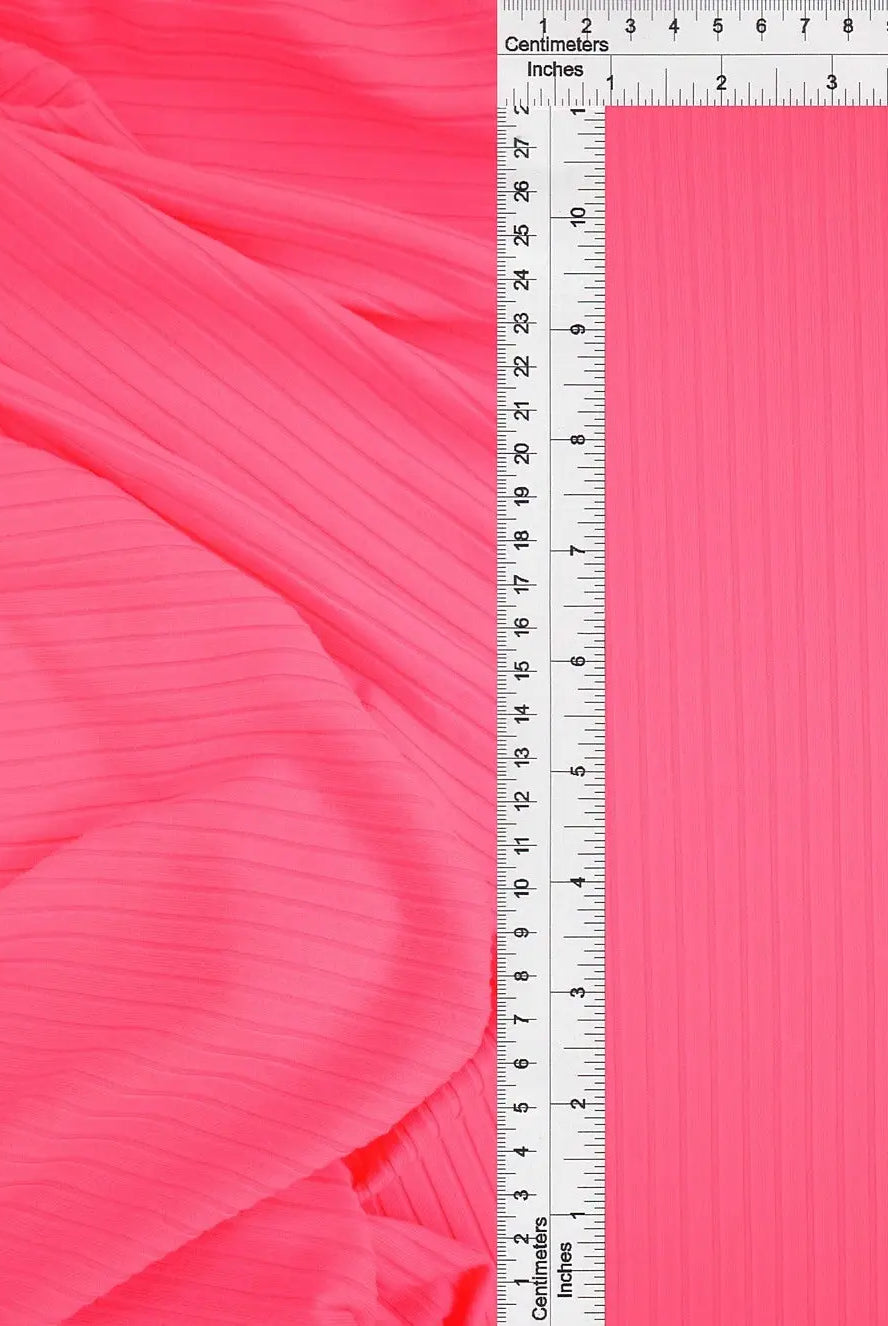 KNT4135 NEON PINK ACTIVEWEAR BIKER SHORTS BODYSUIT BOTTOMS CAMI DRESS KNIT LOUNGEWEAR NEON NO-PRINT PANTS PINK POLYESTER RIB 8X3 SOLID SPANDEX STRETCH SUBLIMATION T-SHIRT TOPS TUNICS YUMMY