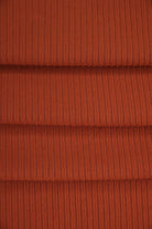 KNT4151 RUST BODYSUIT BOTTOMS BROWN CAMI DRESS KNIT NO-PRINT POLYESTER RIB 4X2 SOLID-B SPANDEX STRETCH TOPS YUMMY