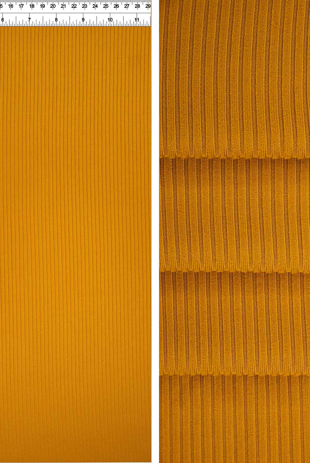 Rib Solid Stretch Knit Fabric - KNT4151