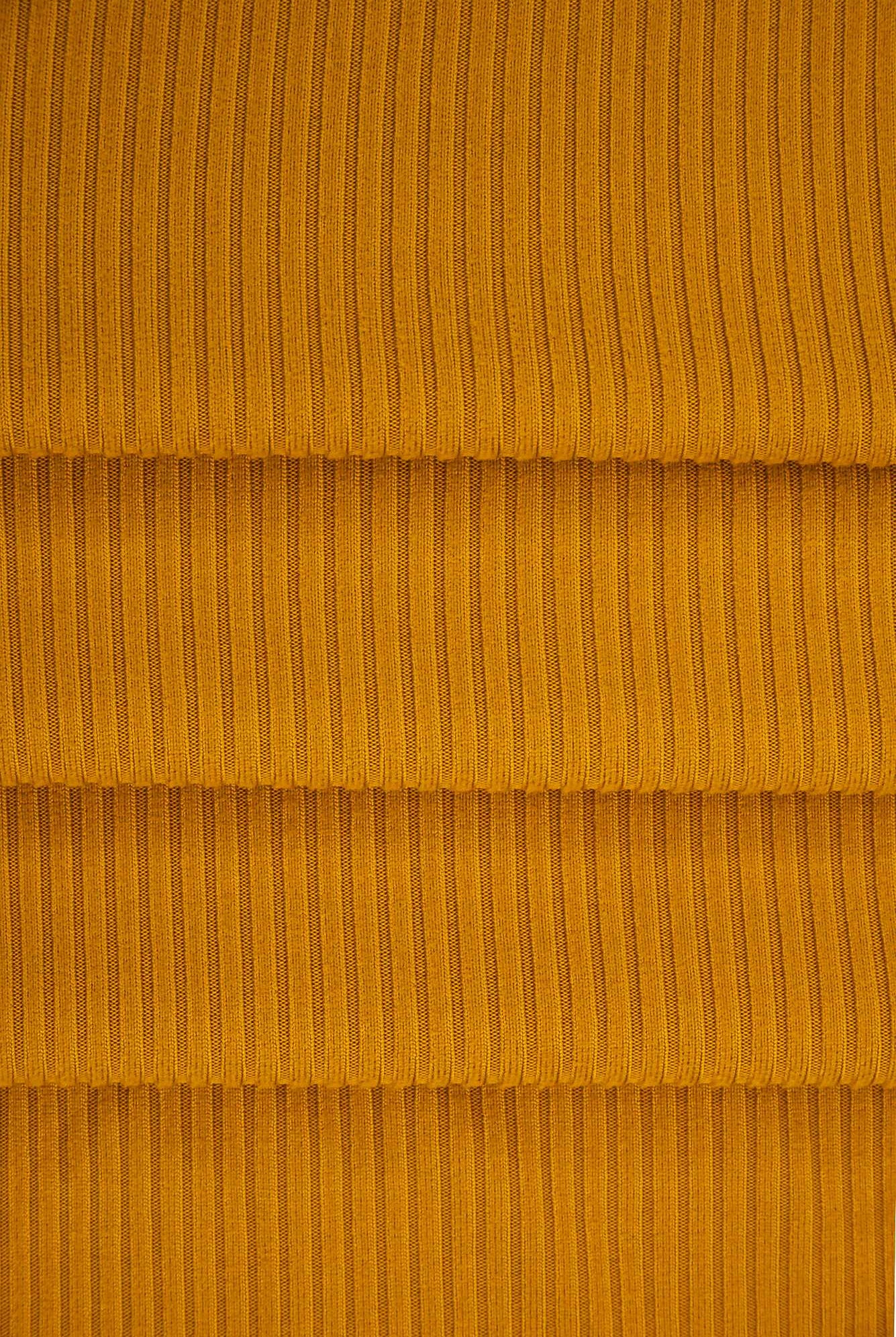 Rib Solid Stretch Knit Fabric - KNT4151