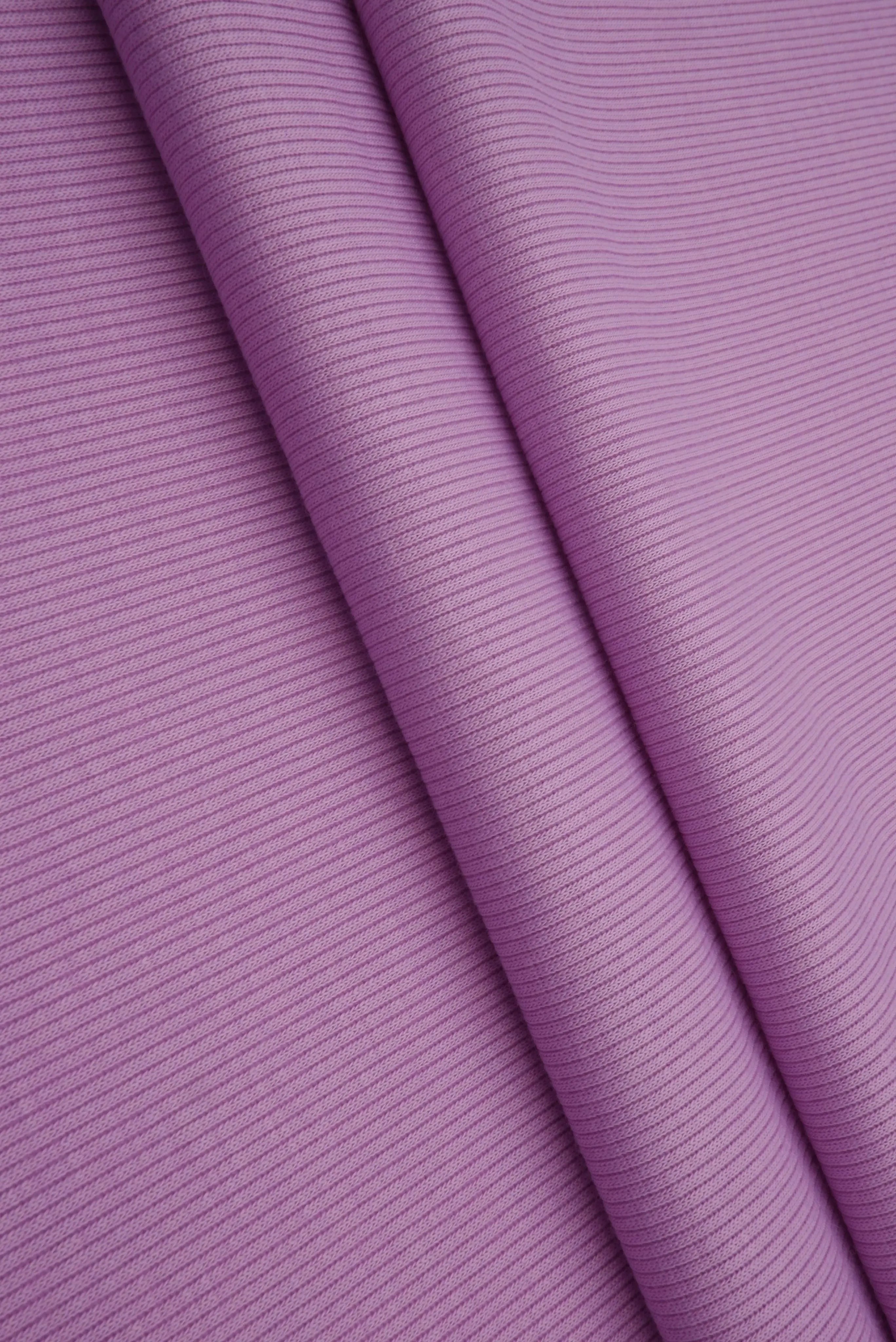 Rib Solid Stretch Knit Fabric - KNT3895