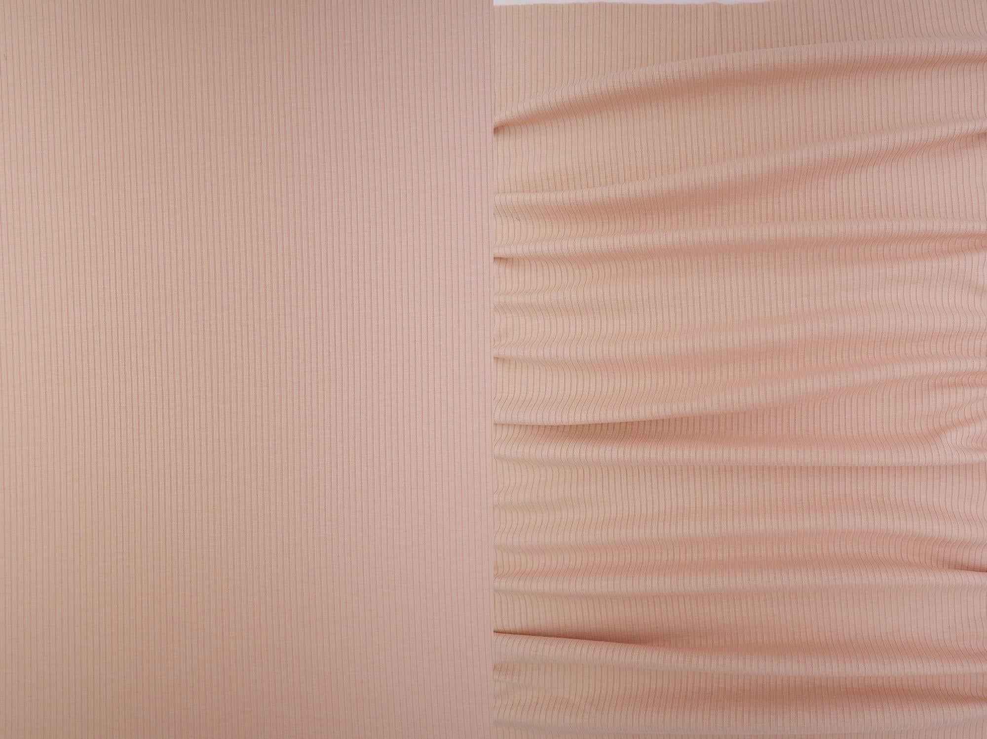 Rib Solid Stretch Knit Fabric - KNT3422 