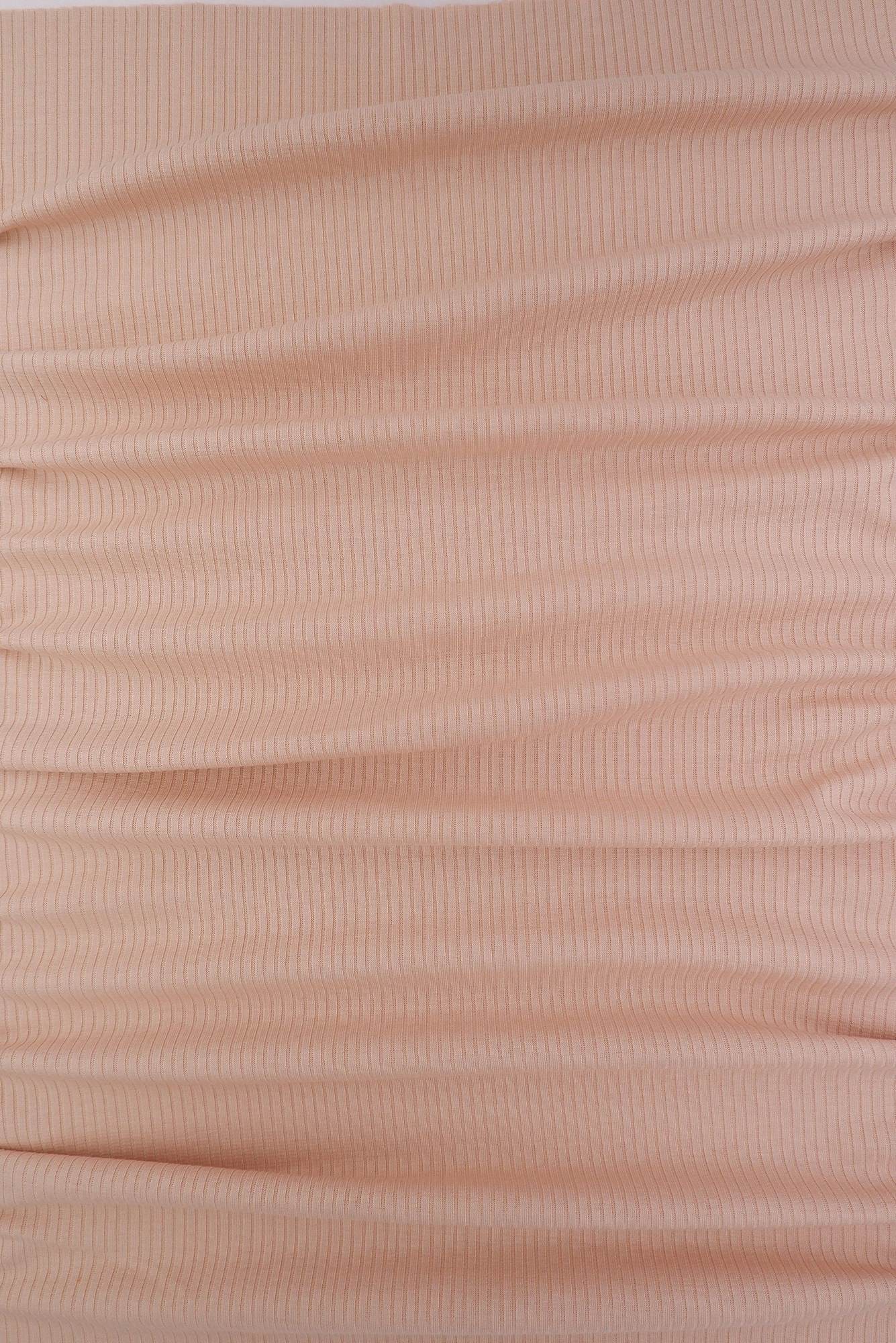 Rib Solid Stretch Knit Fabric - KNT3422 