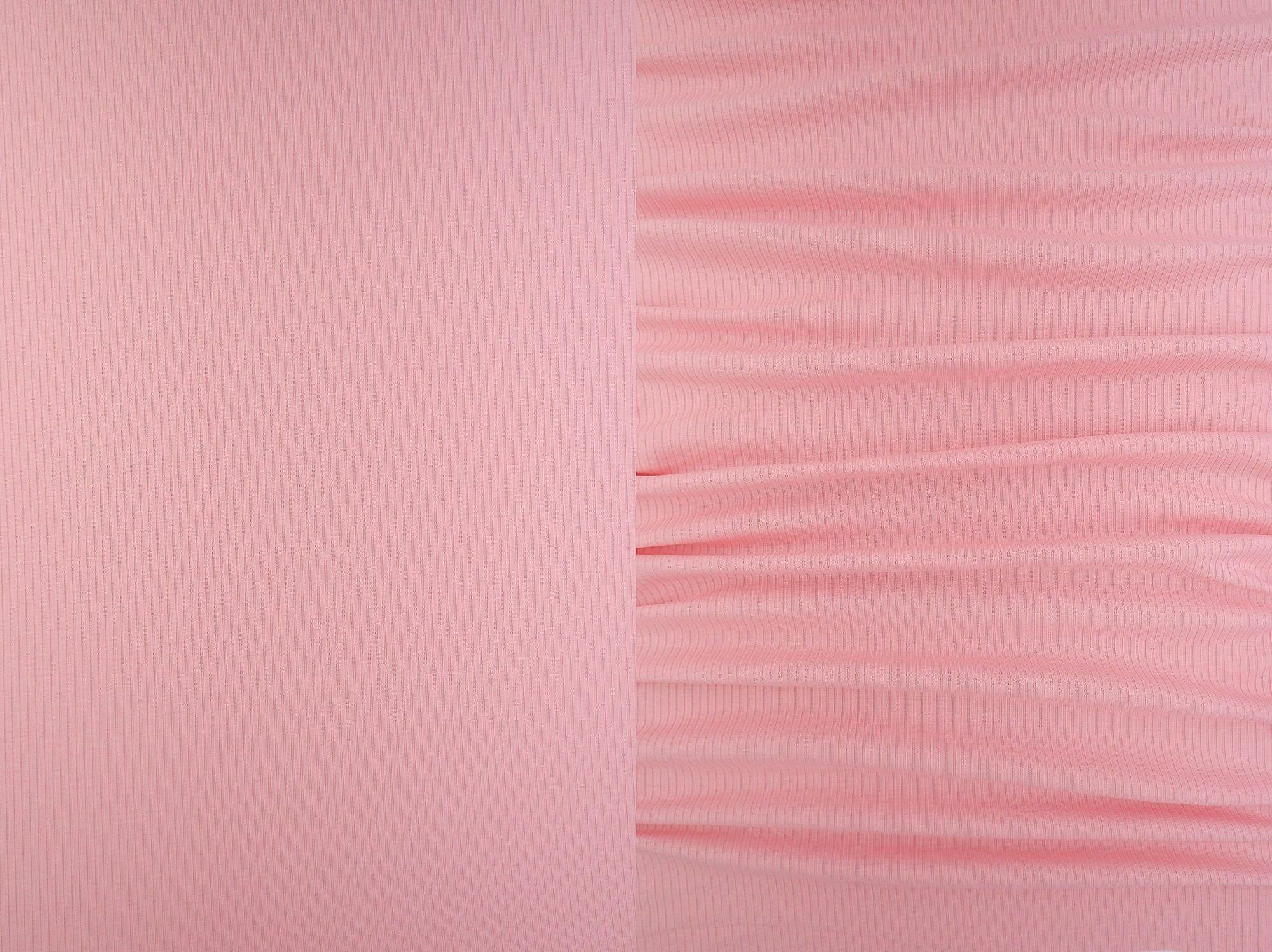 Rib Solid Stretch Knit Fabric - KNT3422 