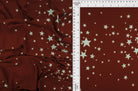 DTY Brushed Star Print Stretch Knit Fabric - KNT2100-DU1561 