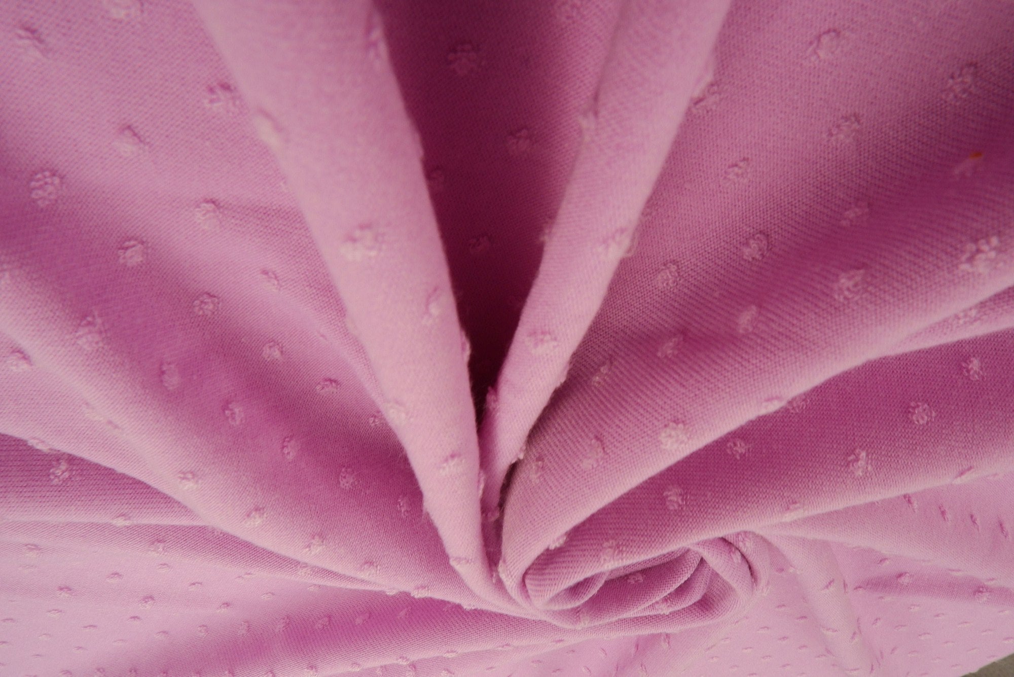 Jacquard Swiss Dot Stretch Knit Fabric - KNT4225 