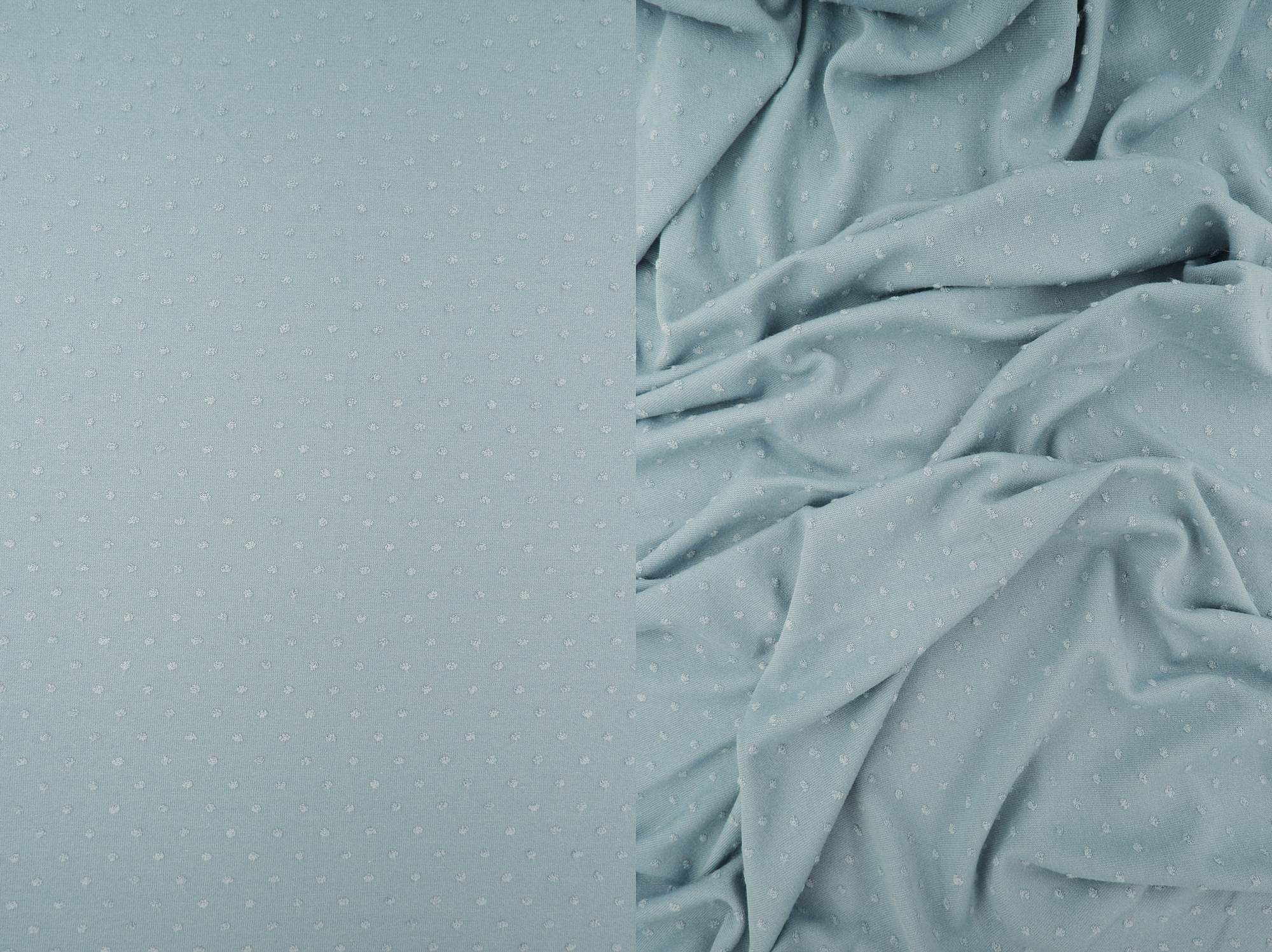 Jacquard Swiss Dot Stretch Knit Fabric - KNT4225 