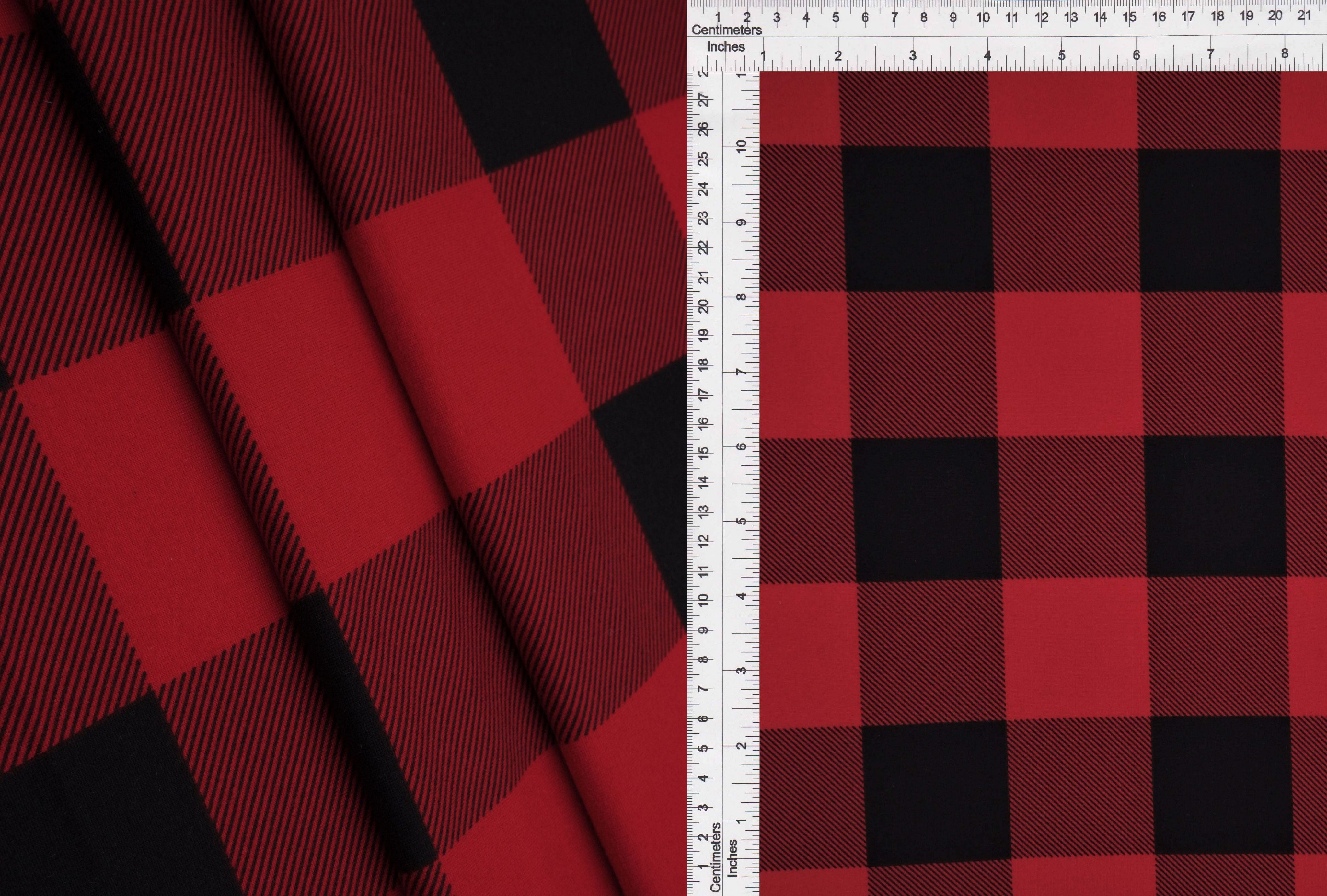 KNT2100-DU917 BLK/CHERRY BIKER SHORTS BLACK BLOUSE BODYSUIT BUFFALO PLAID CAMI CHECKERED DRESS DTY BRUSHED KNIT LOUNGEWEAR PANTS POLYESTER PRINT RED SKIRTS SPANDEX STRETCH T-SHIRT TOPS TUNICS
