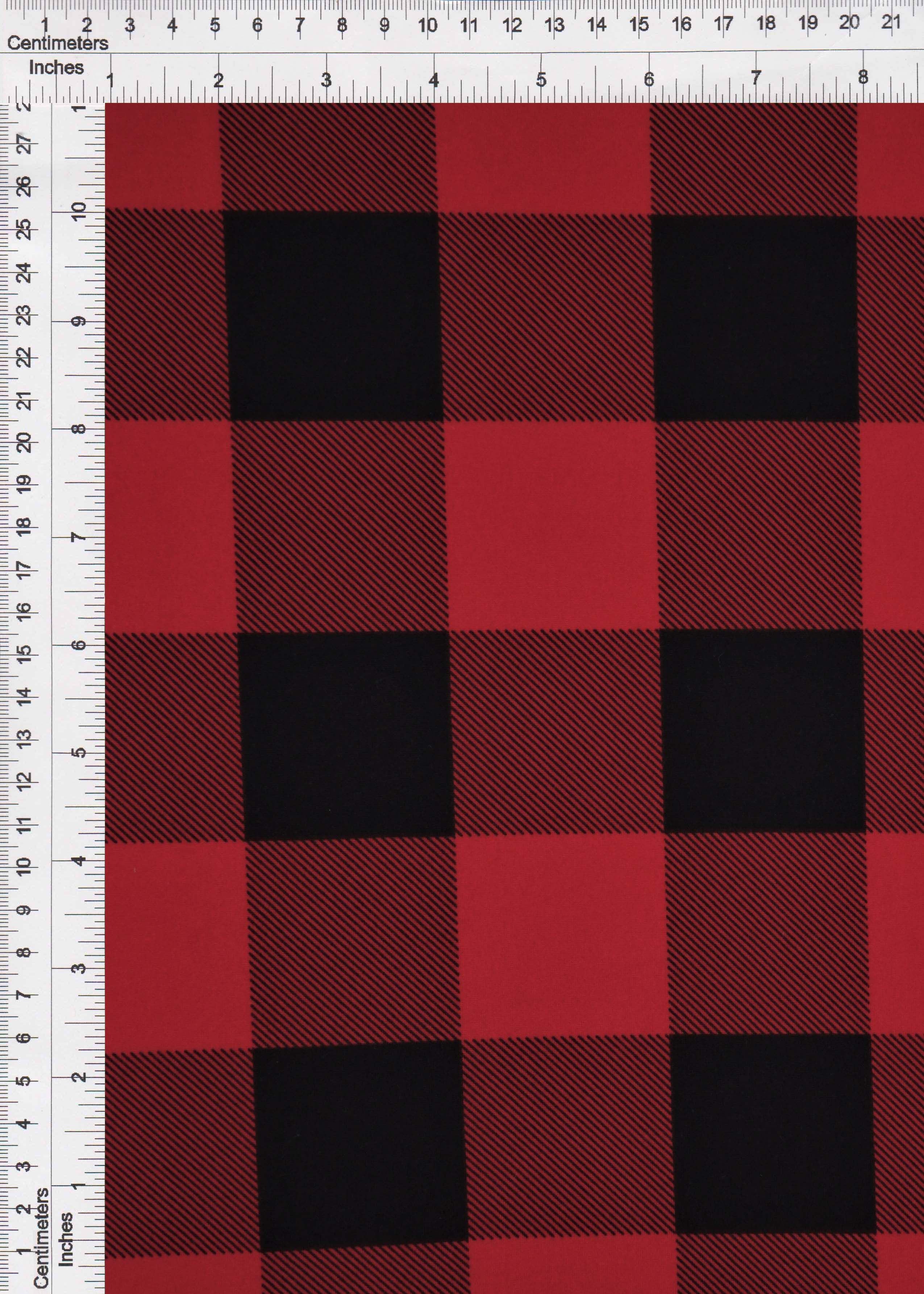KNT2100-DU917 BLK/CHERRY BIKER SHORTS BLACK BLOUSE BODYSUIT BUFFALO PLAID CAMI CHECKERED DRESS DTY BRUSHED KNIT LOUNGEWEAR PANTS POLYESTER PRINT RED SKIRTS SPANDEX STRETCH T-SHIRT TOPS TUNICS