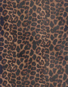 MESH-SE20351 BROWN ANIMAL BLACK BROWN LEOPARD MESH POLYESTER PRINT SPANDEX