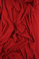 KNT4151 RED BODYSUIT BOTTOMS CAMI DRESS KNIT NO-PRINT POLYESTER RED RIB 4X2 SOLID-B SPANDEX STRETCH TOPS YUMMY