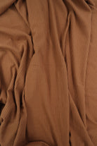 KNT4151 CARAMEL BIKER SHORTS BODYSUIT BOTTOMS BROWN CAMI DRESS KNIT LOUNGEWEAR NO-PRINT POLYESTER RIB 4X2 SKIRTS SOLID-B SPANDEX STRETCH TOPS YUMMY