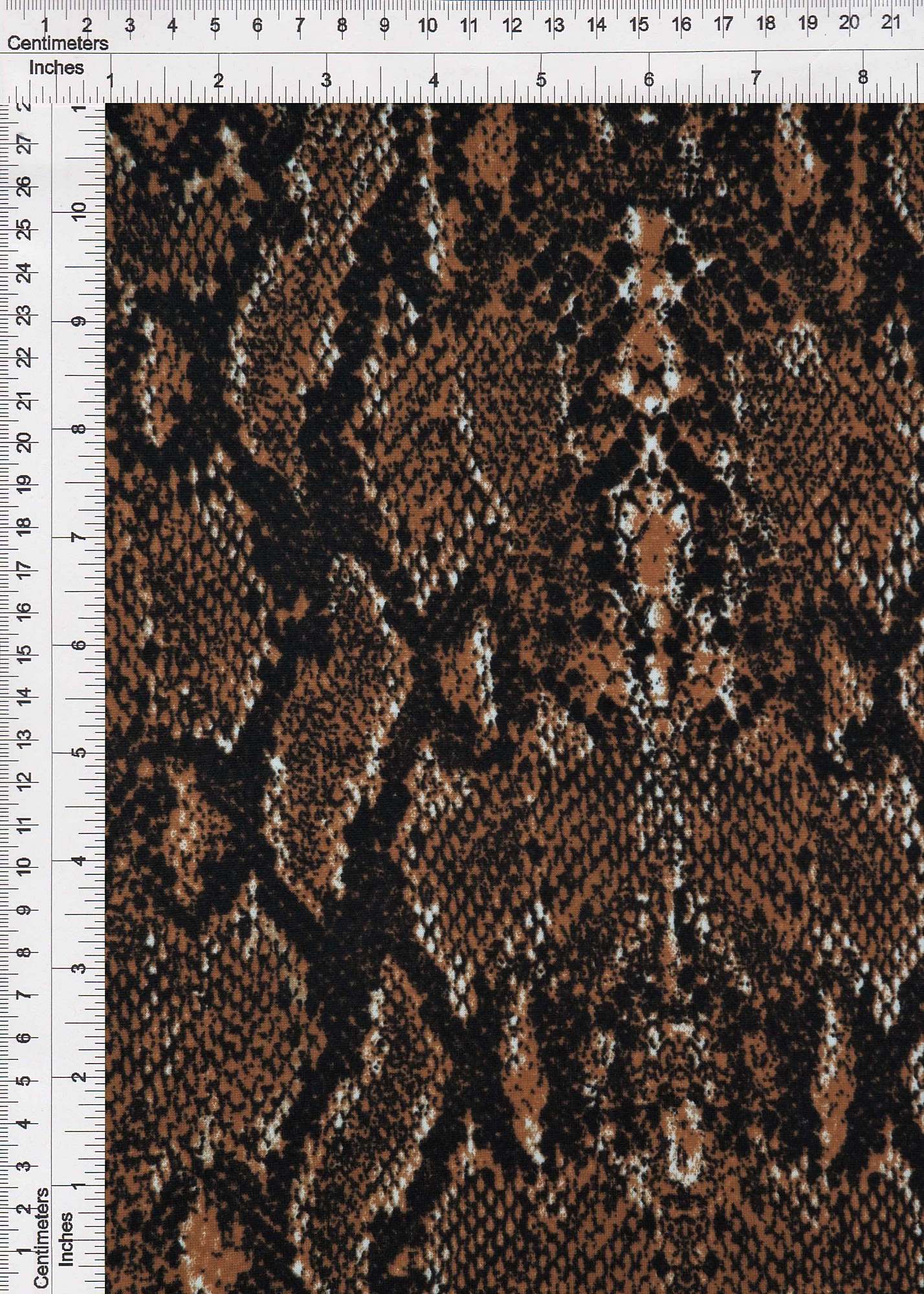 KNT2100-MS19115 BROWN BIKER SHORTS BLOUSE BODYSUIT BROWN CAMI DRESS DTY BRUSHED KNIT LOUNGEWEAR PANTS POLYESTER PRINT SKIRTS SNAKE SPANDEX STRETCH T-SHIRT TOPS TUNICS