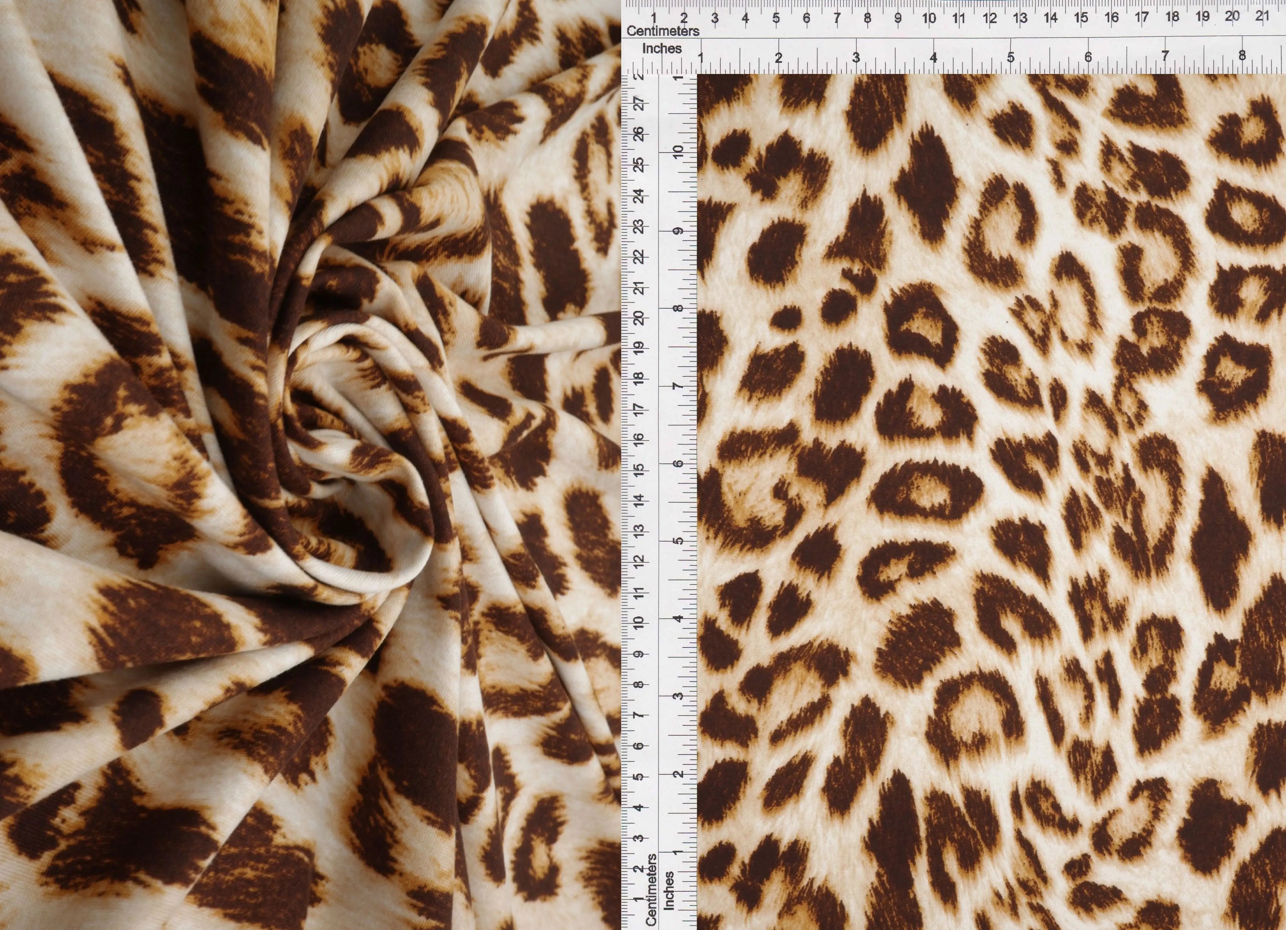 KNT2100-SE20352 TAUPE ANIMAL BIKER SHORTS BLOUSE BODYSUIT CAMI DRESS DTY BRUSHED KNIT LOUNGEWEAR PANTS POLYESTER PRINT SKIRTS SPANDEX STRETCH T-SHIRT TOPS TUNICS