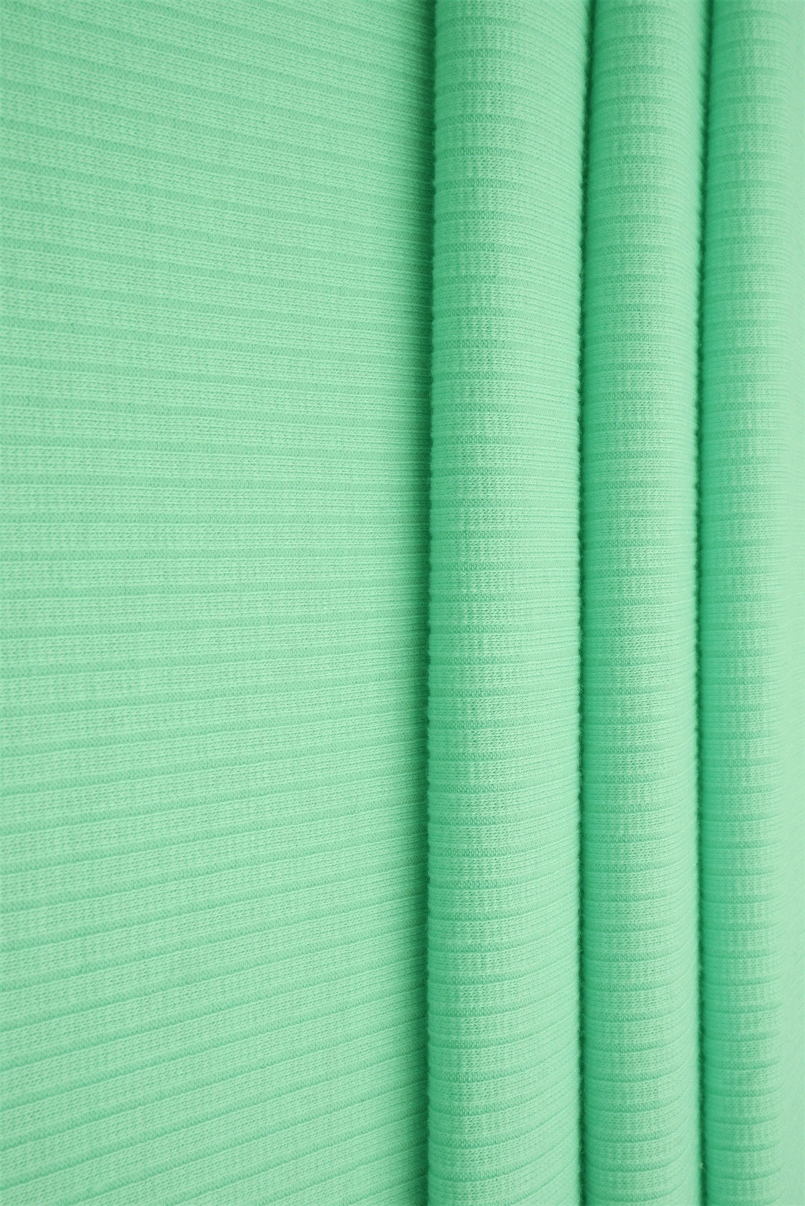 Rib Solid Stretch Knit Fabric - KNT3422 