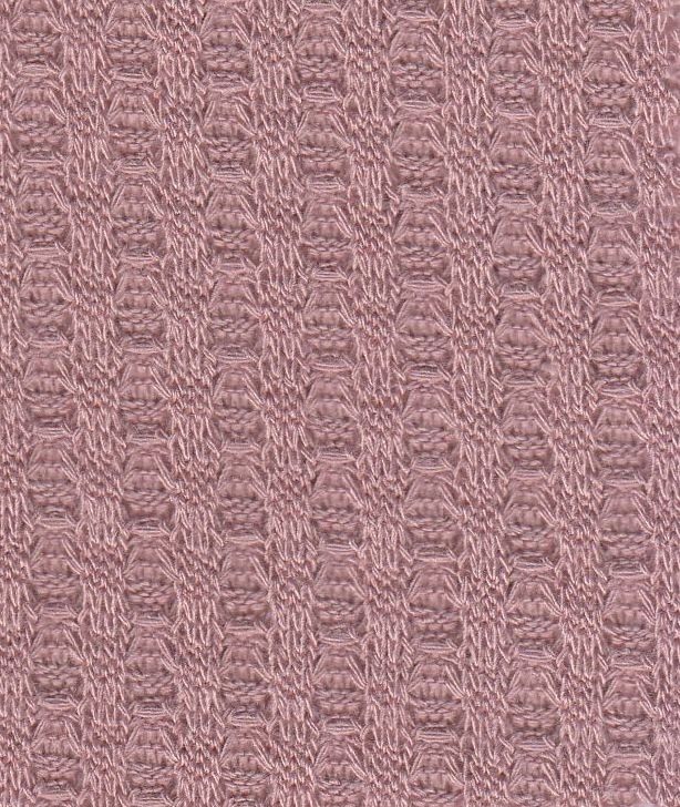 KNT3634 ROSE DUSTY KNIT NO-PRINT POLYESTER RAYON SOLID SPANDEX WAFFLE