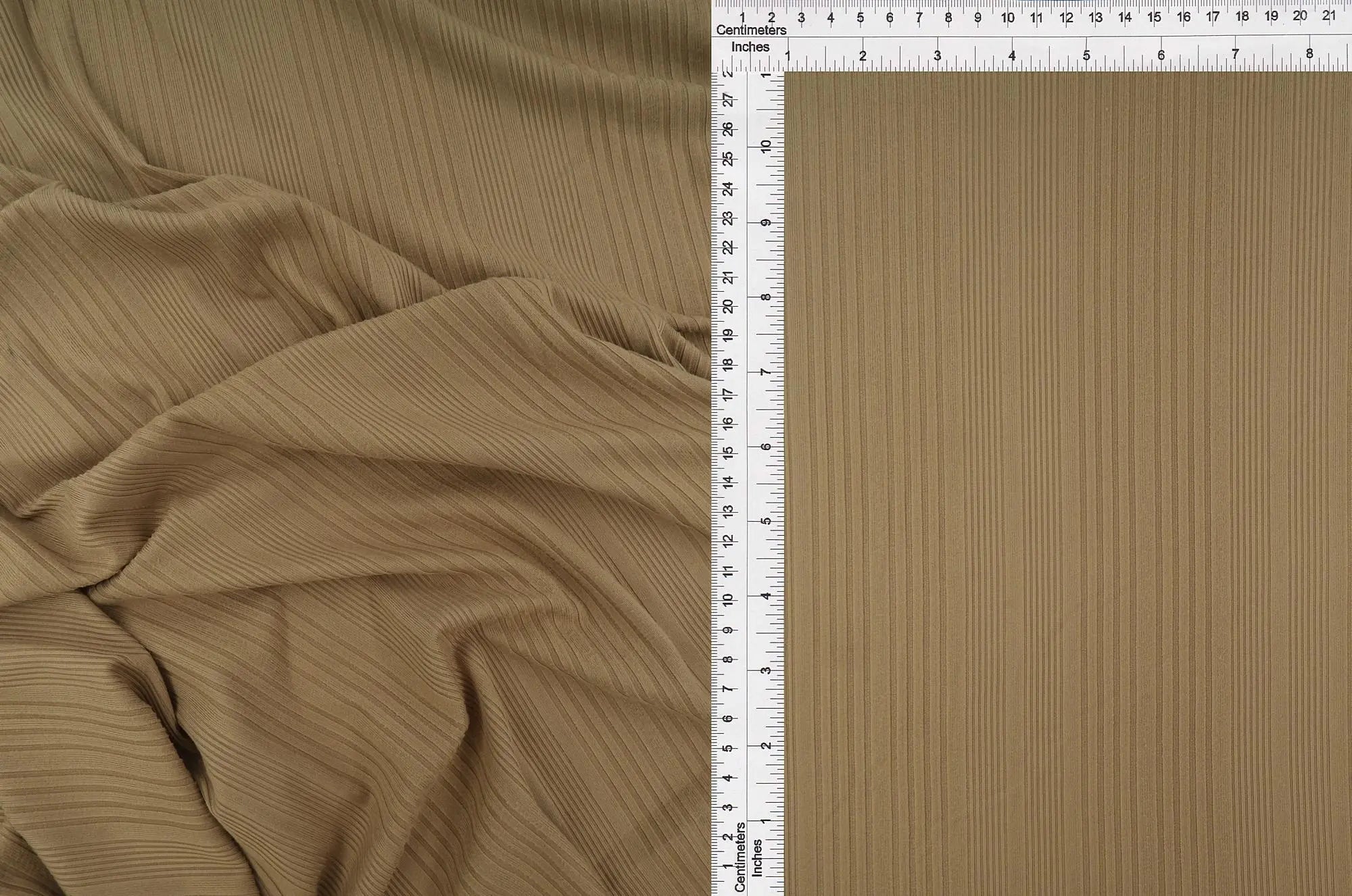 Rib Solid Stretch Knit Fabric - KNT4387 