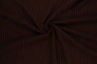 KNT3634 BROWN KNIT POLYESTER RAYON SOLID SPANDEX