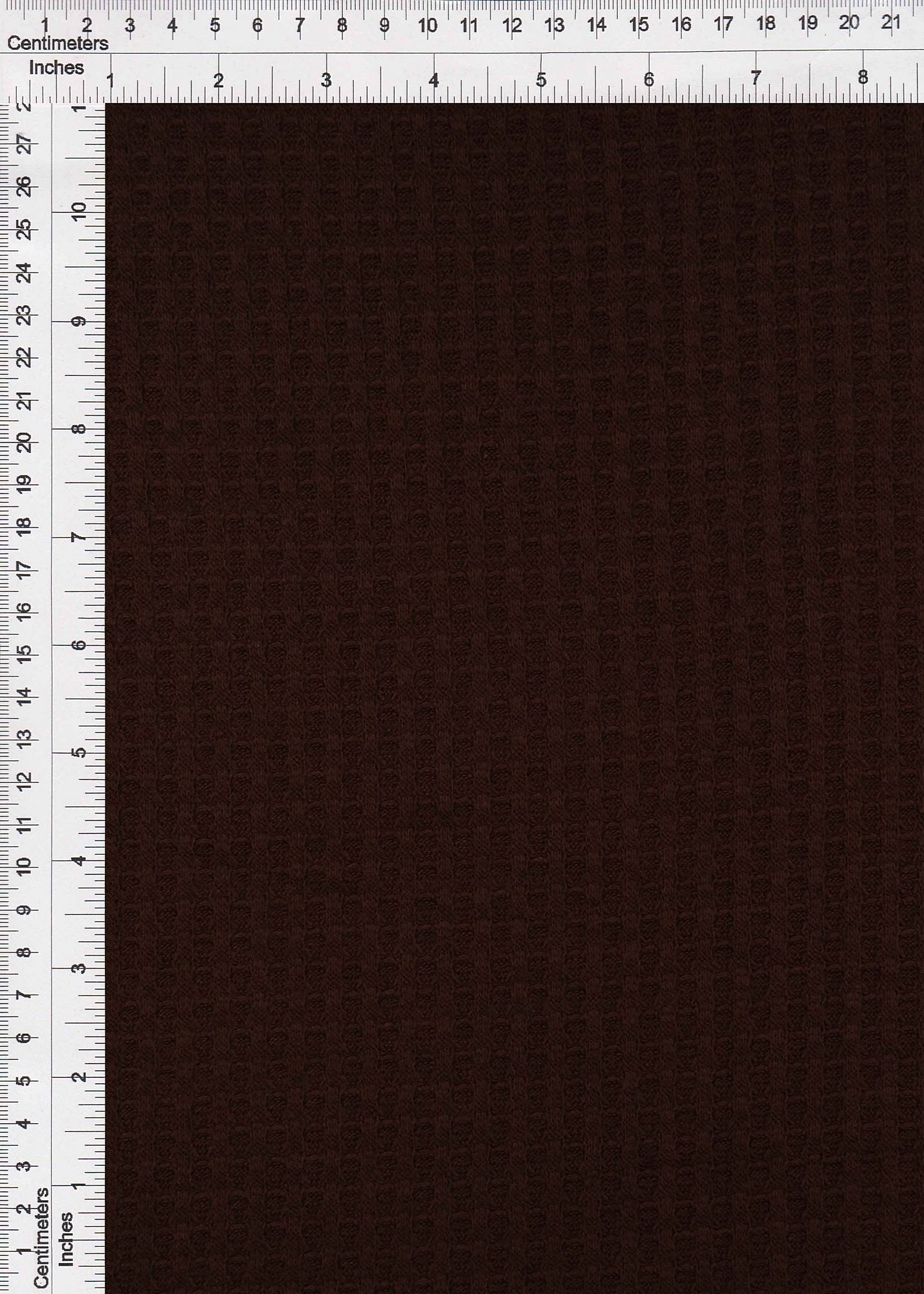 KNT3634 BROWN KNIT POLYESTER RAYON SOLID SPANDEX