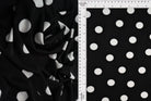 KNT3963-DU1960 BLACK BLACK BLOUSE BOTTOMS CAMI DOT DRESS IVORY KNIT POLYESTER PRINT SPANDEX STRETCH
