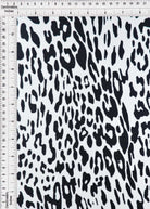 KNT3963-SE90664 IVORY ANIMAL BLACK BLOUSE BODYSUIT BOTTOMS CAMI CHEETAH DRESS IVORY KNIT LOUNGEWEAR POLYESTER PRINT SPANDEX STRETCH TOPS
