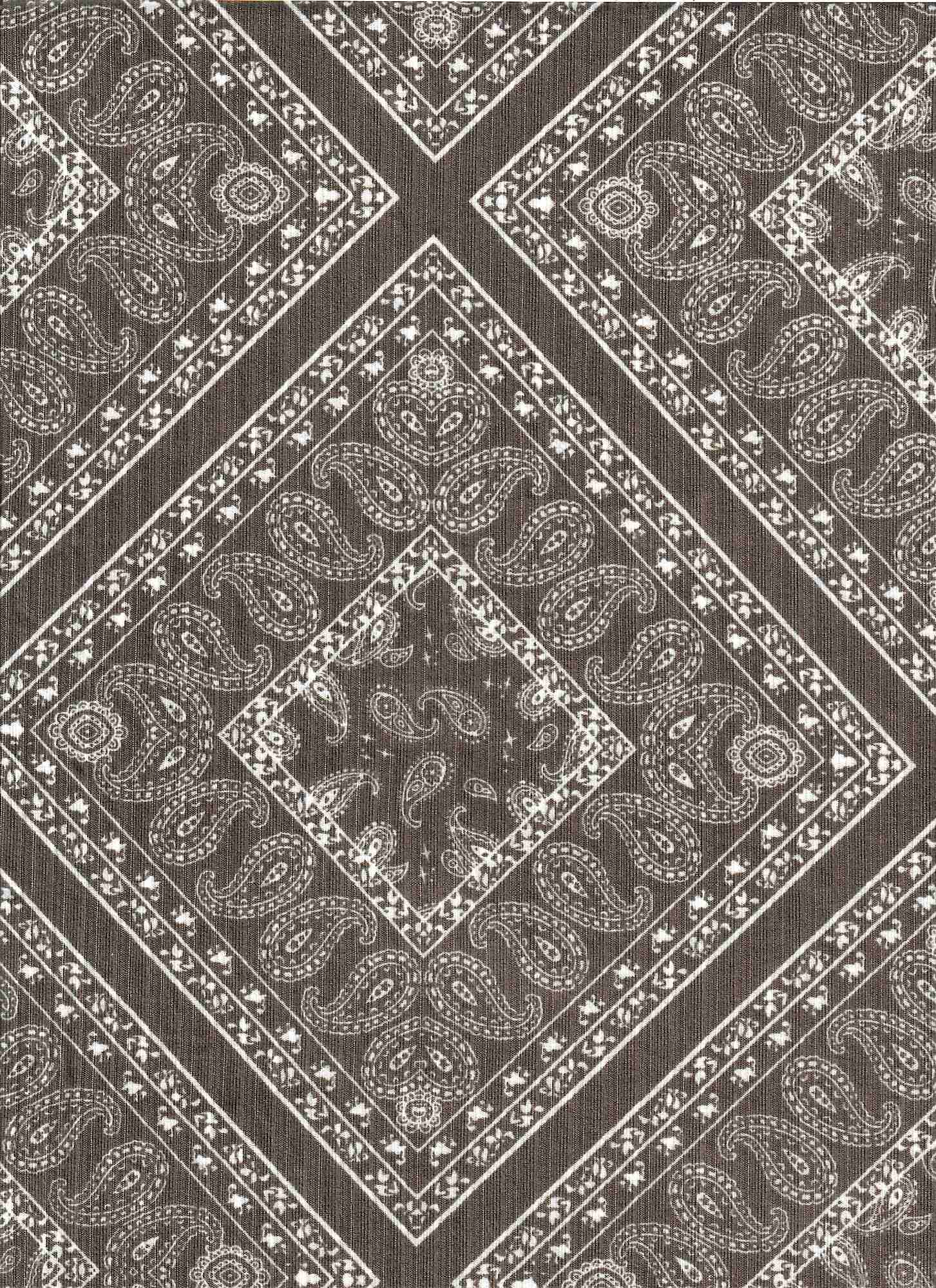KNT4135-MS01218 COCO BANDANA BIKER SHORTS BODYSUIT BOTTOMS BROWN CAMI DRESS IVORY KNIT LOUNGEWEAR PAISLEY PANTS POLYESTER PRINT RIBBED 8X3 SPANDEX STRETCH SUBLIMATION T-SHIRT TOPS TUNICS