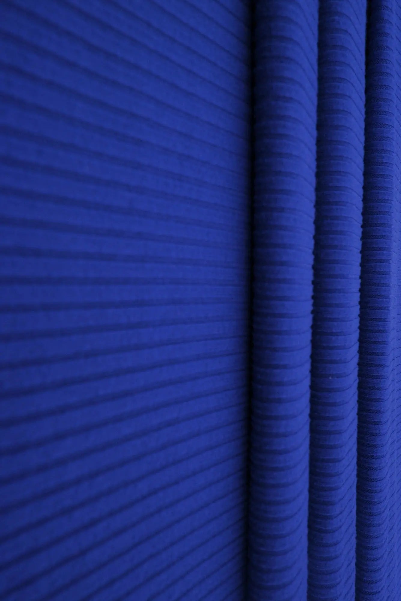 KNT4151 ROYAL BLUE BODYSUIT DRESS KNIT LOUNGEWEAR NO-PRINT POLYESTER RIB 4X2 SOLID-B SPANDEX STRETCH TOPS YUMMY