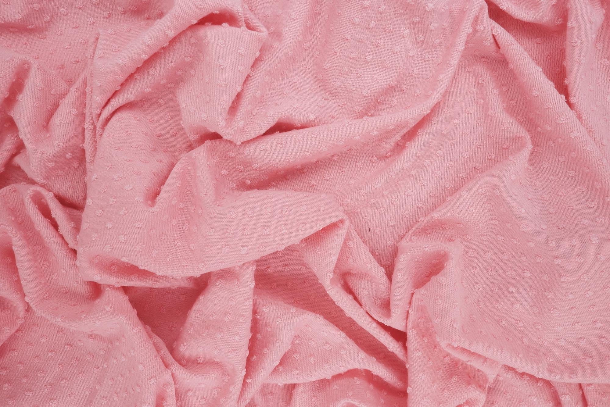 Jacquard Swiss Dot Stretch Knit Fabric - KNT4225 