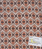 HIMLT-Q11012 BROWN/TERRACOTTA HI-MULTI NON STRETCH SWISS DOT WOVEN