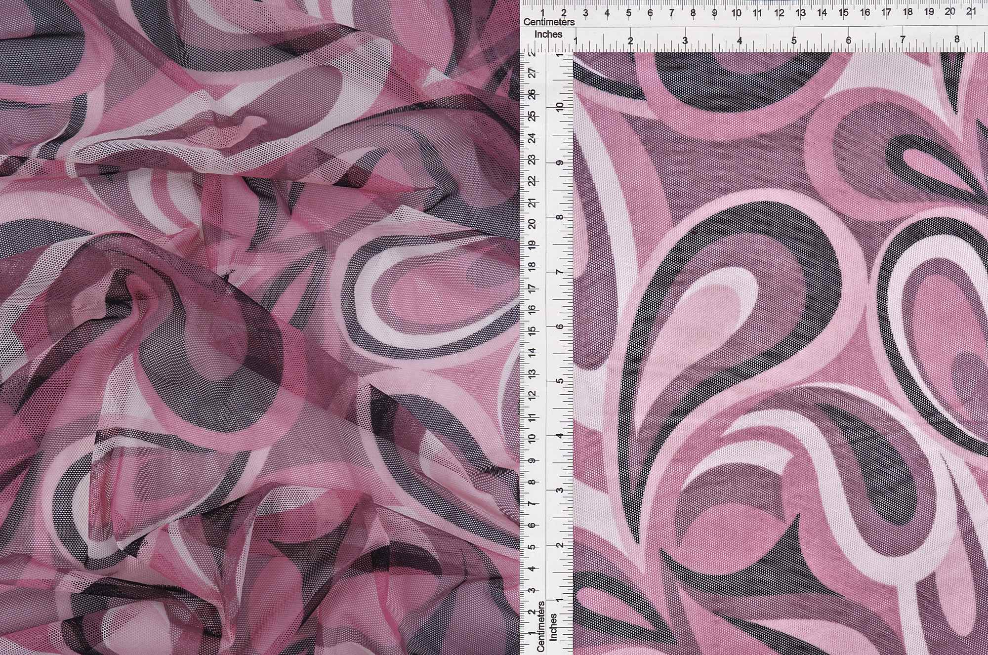 MESH-SE80904 DUSTY MAUVE BLACK BLOUSE BODYSUIT CAMI FLOCKING GEOMETRIC GREY LOUNGEWEAR MESH PAISLEY PINK POLYESTER PRINT RETRO SPANDEX STRETCH TOPS TUNICS VIOLET WHITE