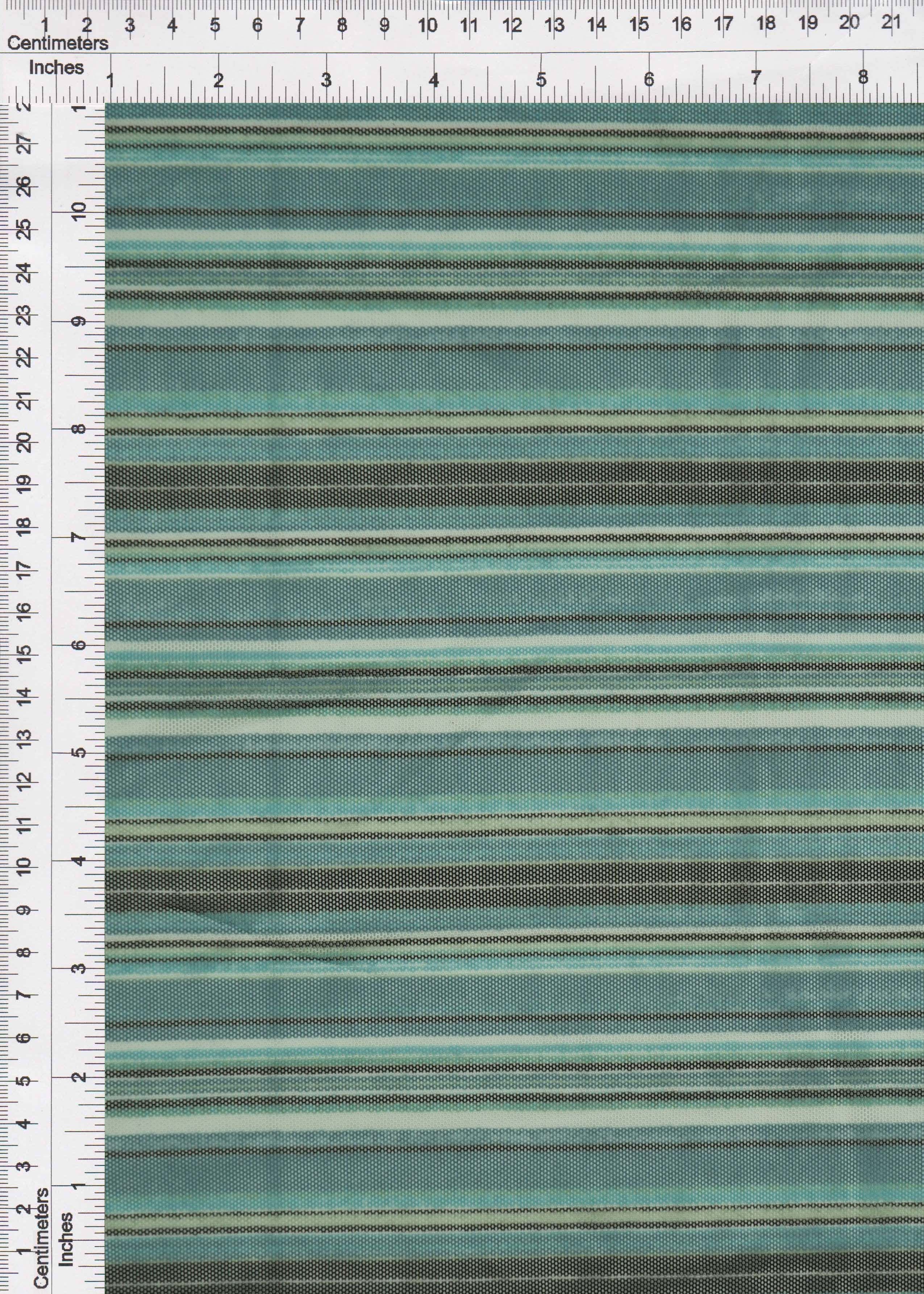 MESH-SE805160 TEAL MINT BLOUSE BODYSUIT CAMI FLOCKING LOUNGEWEAR MESH POLYESTER PRINT SPANDEX STRETCH STRIPE TOPS TUNICS