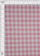 MESH-DU1755 PINK/IVORY BLOUSE BODYSUIT CAMI CHECKERED FLOCKING GINGHAM LOUNGEWEAR MESH PLAID POLYESTER PRINT SPANDEX STRETCH TOPS TUNICS
