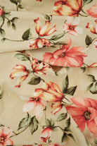 POP4389-MS10113 SAND FLOWER BLOUSE BOTTOMS CEY DRESS FLORAL PANTS PRINT RAYON SKIRTS SWISS DOT TOPS VINTAGE WOVEN