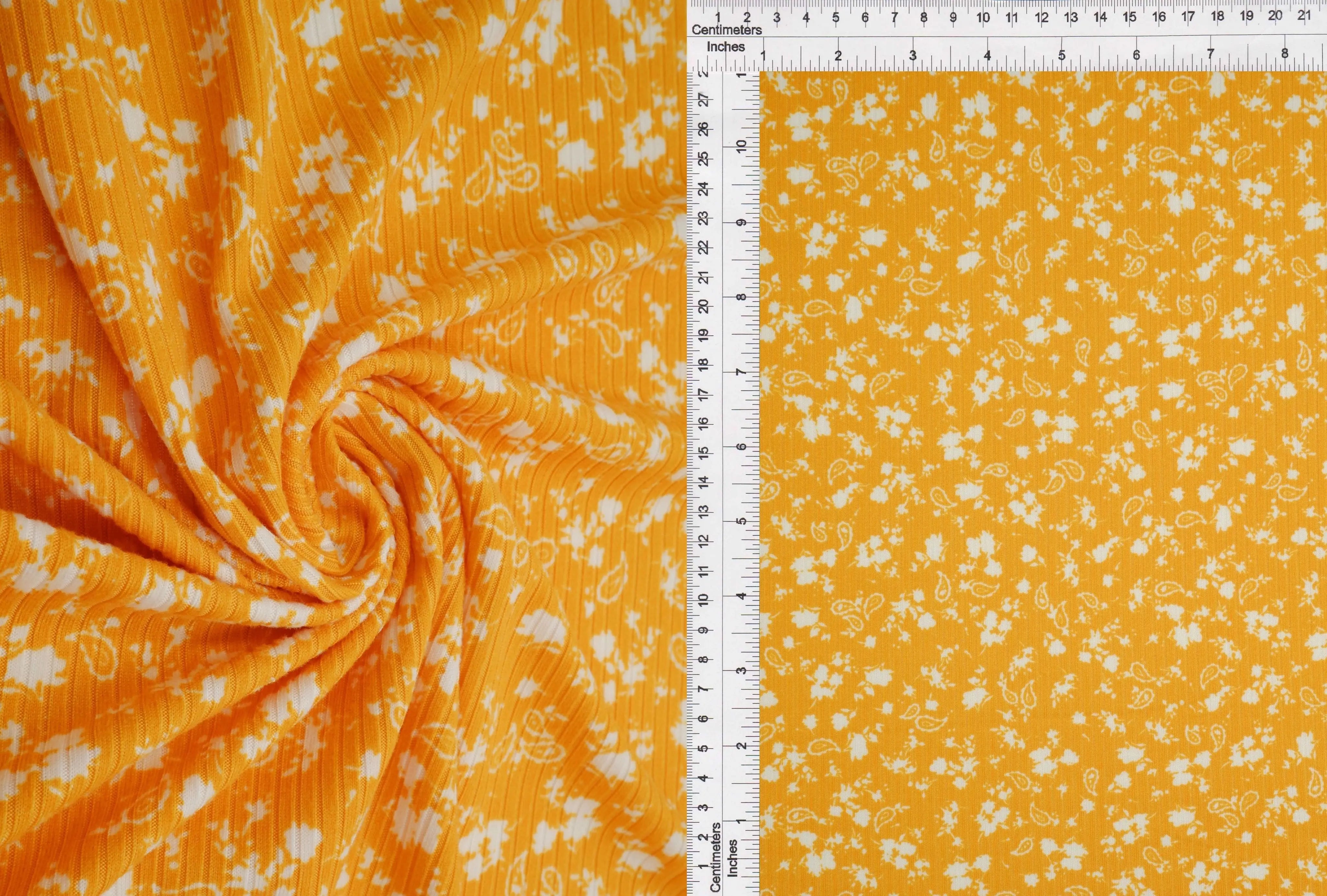 KNT3422-MS01214 YELLOW MANGO BODYSUIT BOTTOMS CAMI DITSY DRESS FLORAL FLOWER GREEN KNIT LOUNGEWEAR PAISLEY PANTS POLYESTER PRINT RIBBED SKIRTS SPANDEX STRETCH T-SHIRT TOPS TUNICS WHITE