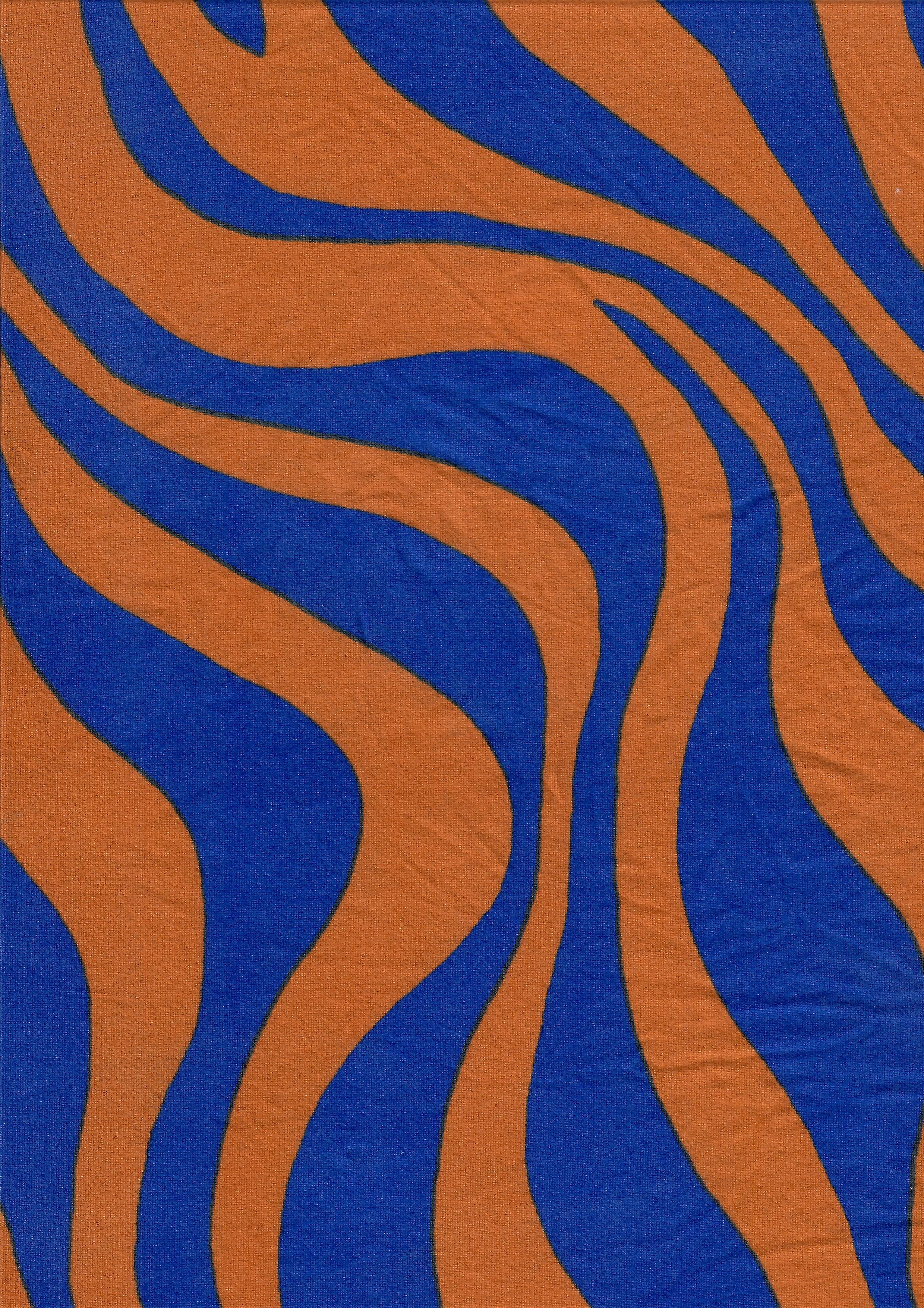 Brushed DTY Zebra Animal Print Knit Fabric - KNT2100-MS10129 