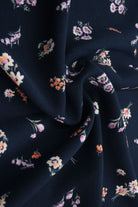 POP4178-MS11000 NAVY FLOWER AIRFLOW BLOUSE BODYSUIT BOTTOMS CAMI CEY CREAM DITSY DRESS FLORAL LOUNGEWEAR NAVY ORANGE PANTS POLYESTER PRINT SKIRTS SUBLIMATION TOPS WOVEN