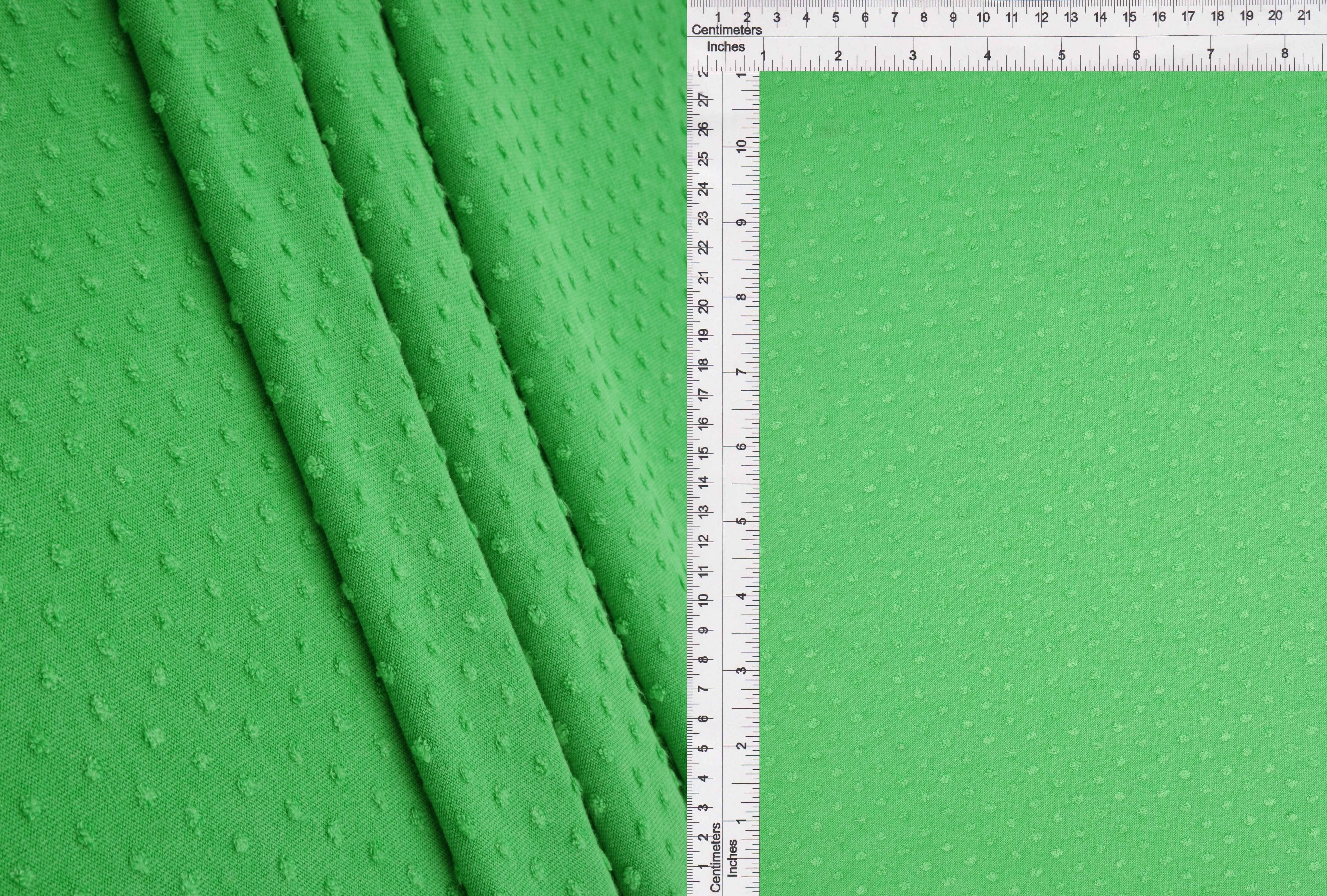 Jacquard Swiss Dot Stretch Knit Fabric - KNT4225 