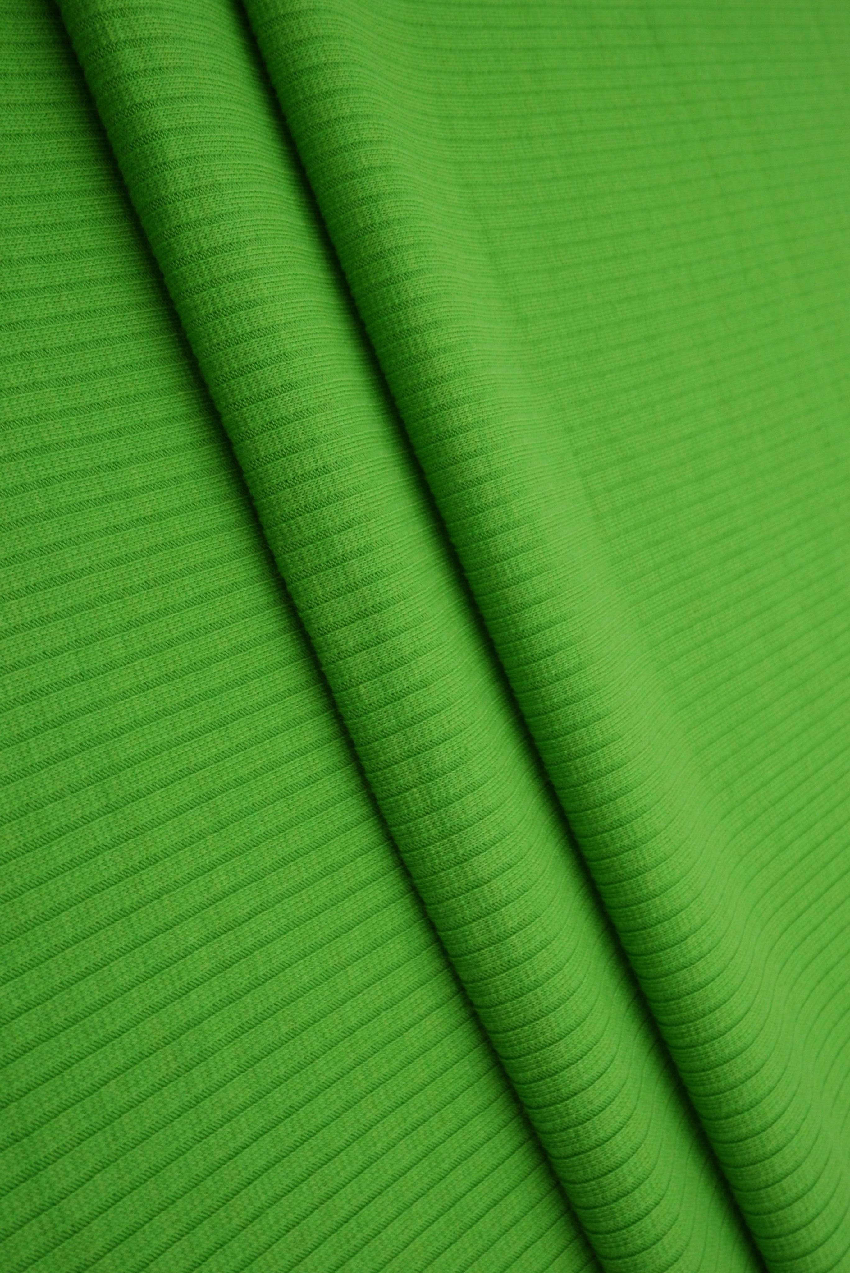 Rib Solid Stretch Knit Fabric - KNT3422 