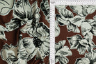 Korean ITY Big Floral Print Stretch Knit Fabric - ITY-MS11099 